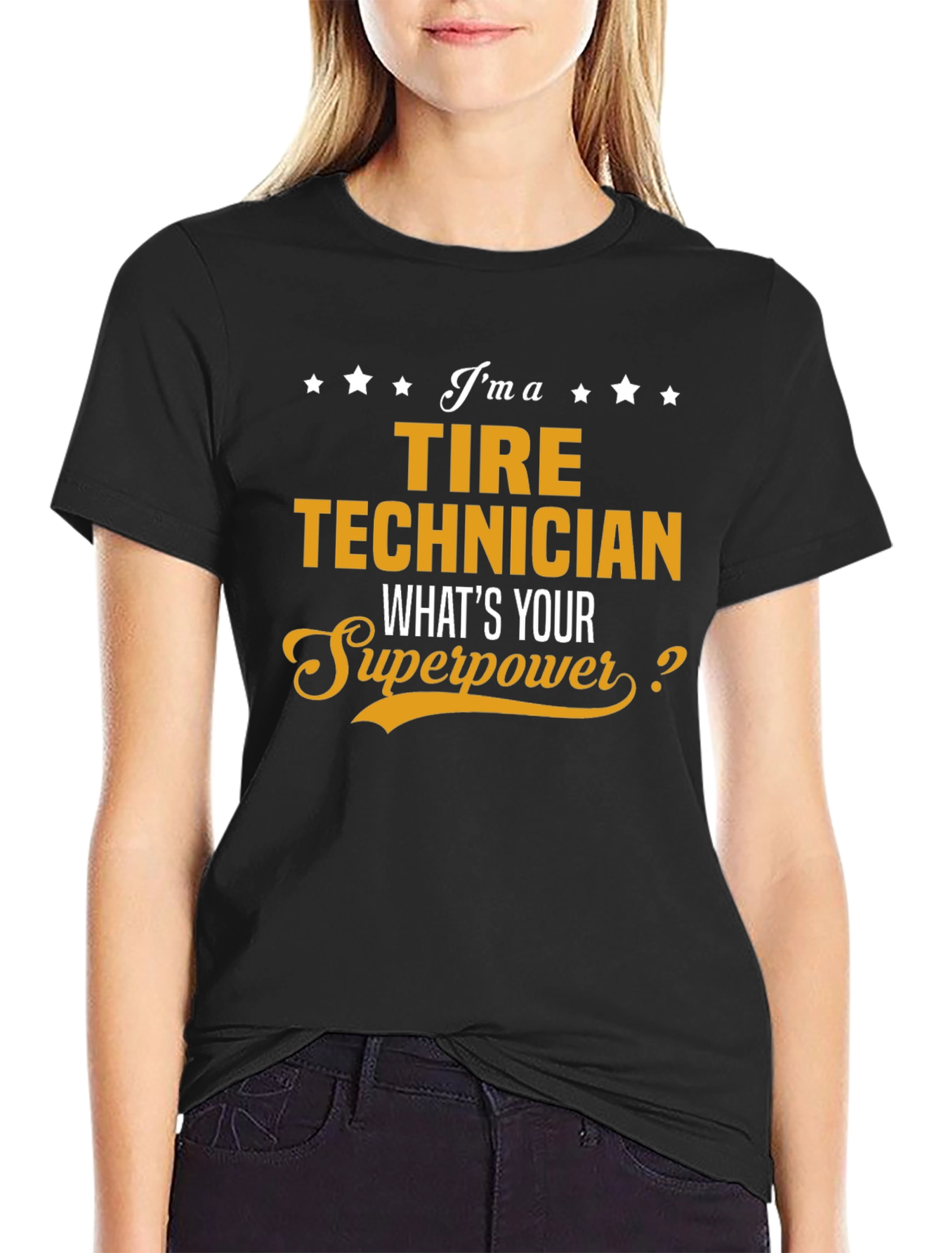 Tire Technician Superpower Graphic Tee