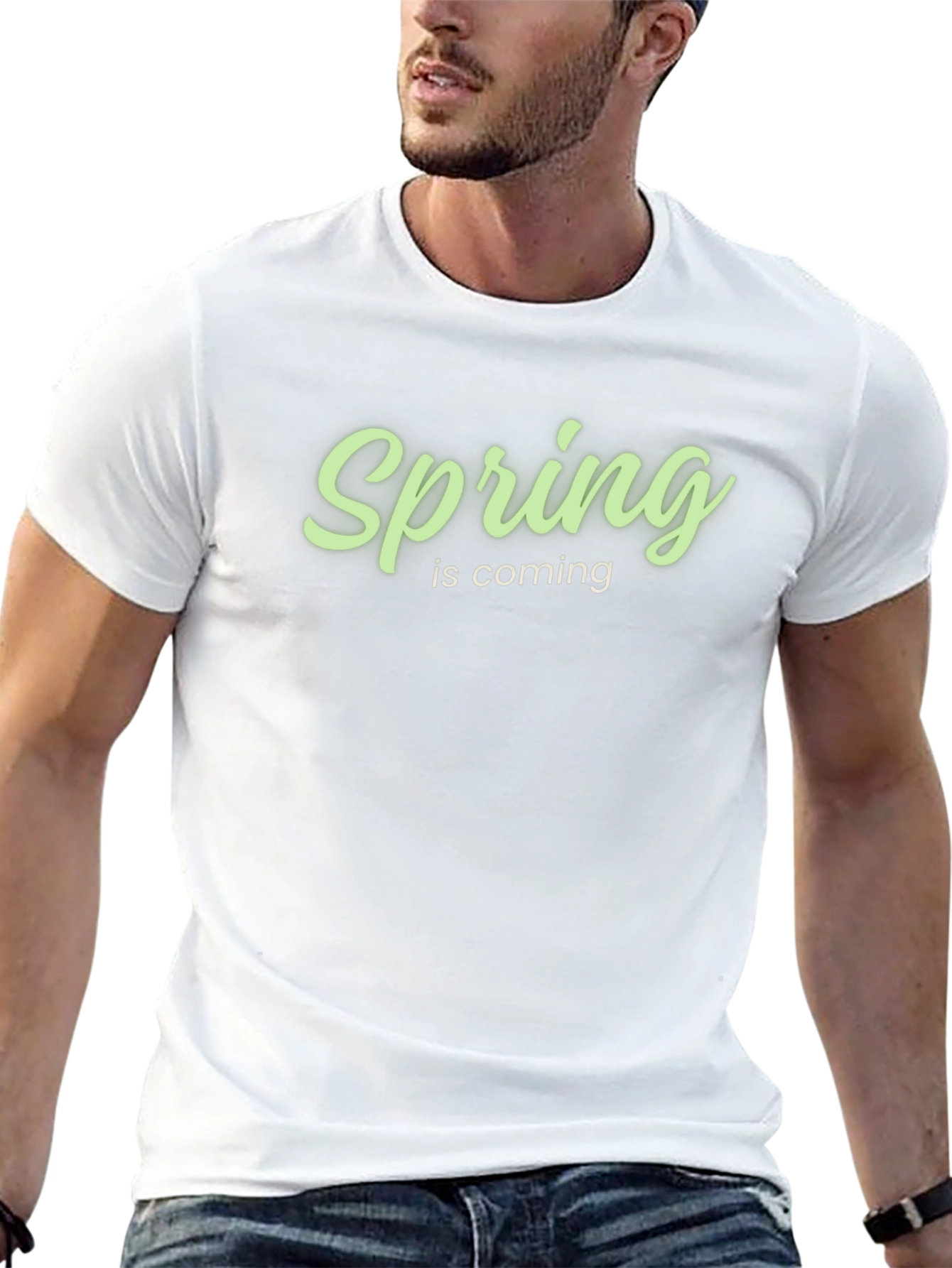 Spring is Coming Graphic T-Shirt - Trendy Tee
