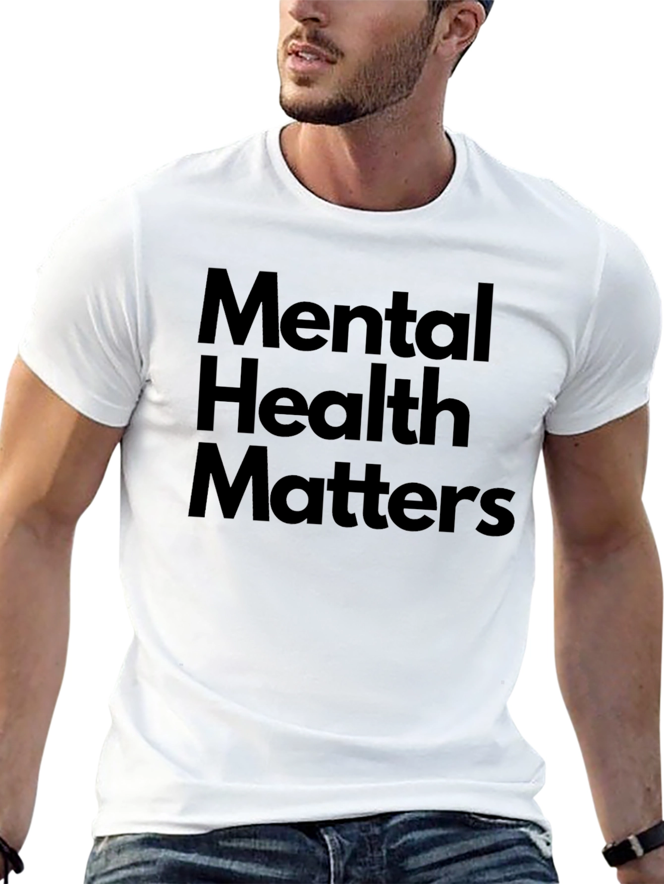 Mental Health Matters Black Graphic Tee