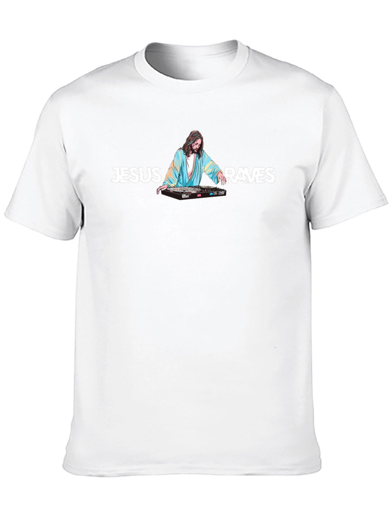 Jesus Raves Graphic T-Shirt