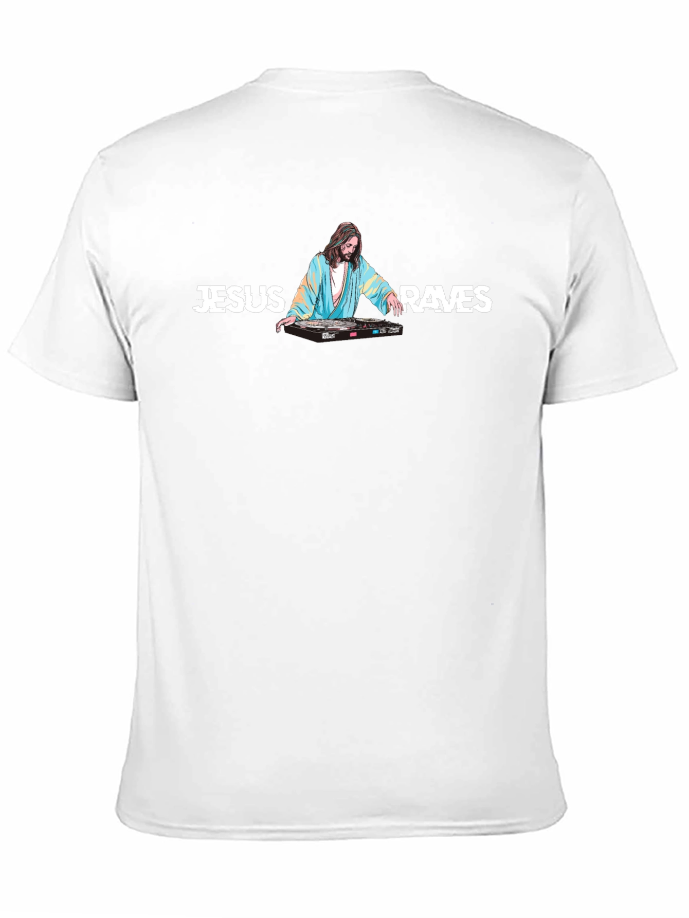 Jesus Raves Graphic T-Shirt