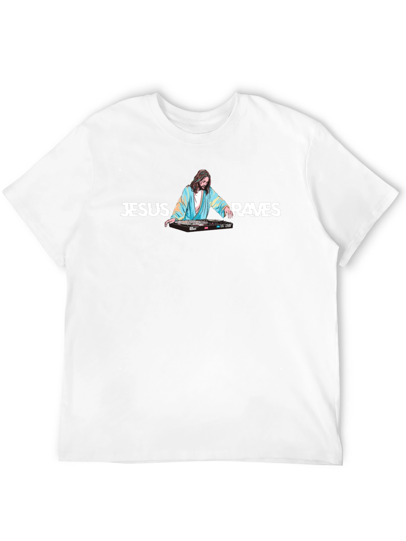 Jesus Raves Graphic T-Shirt