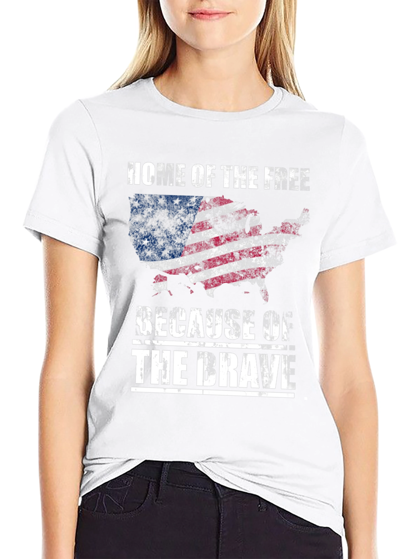 Home of the Free Patriotic T-Shirt