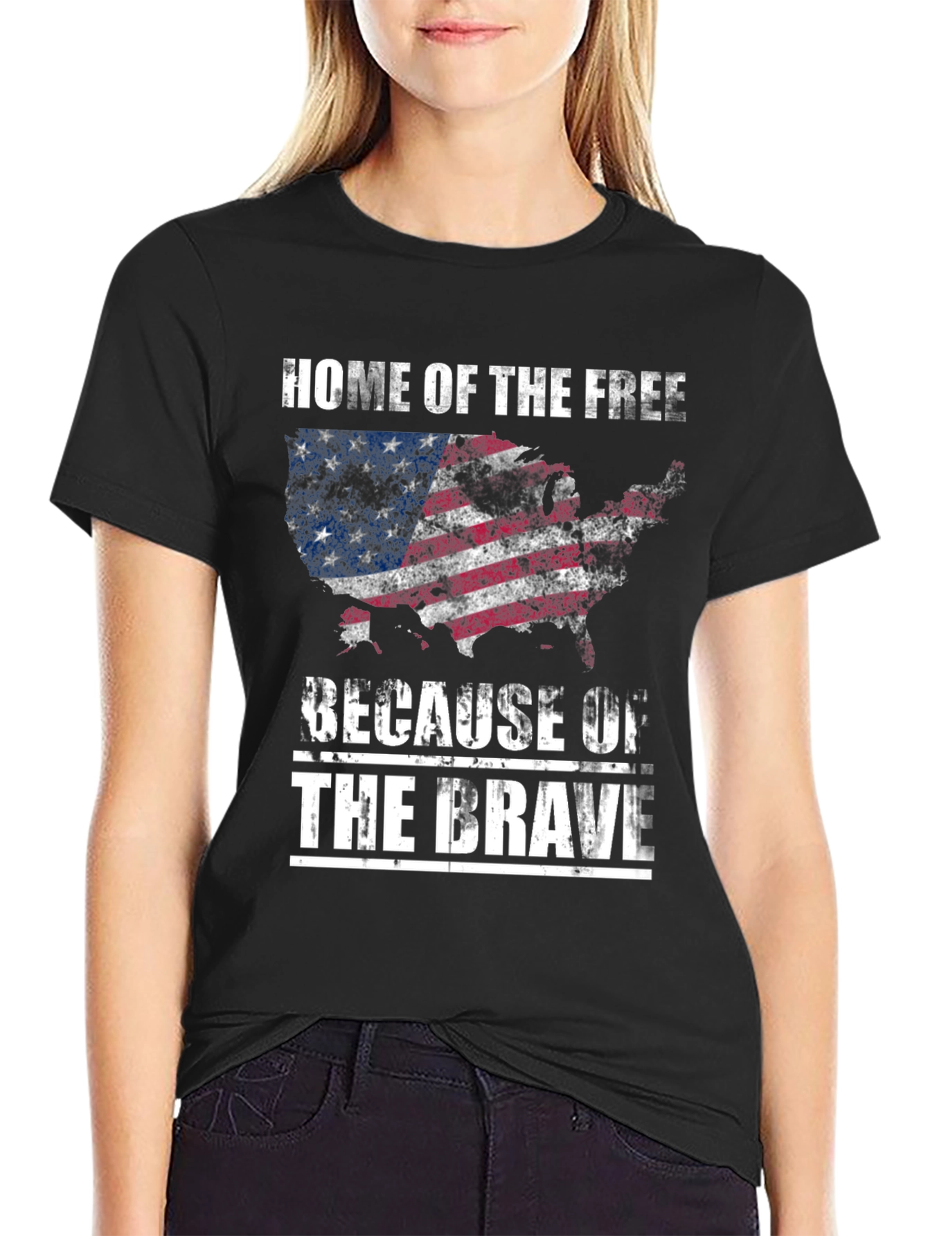 Home of the Free Patriotic T-Shirt
