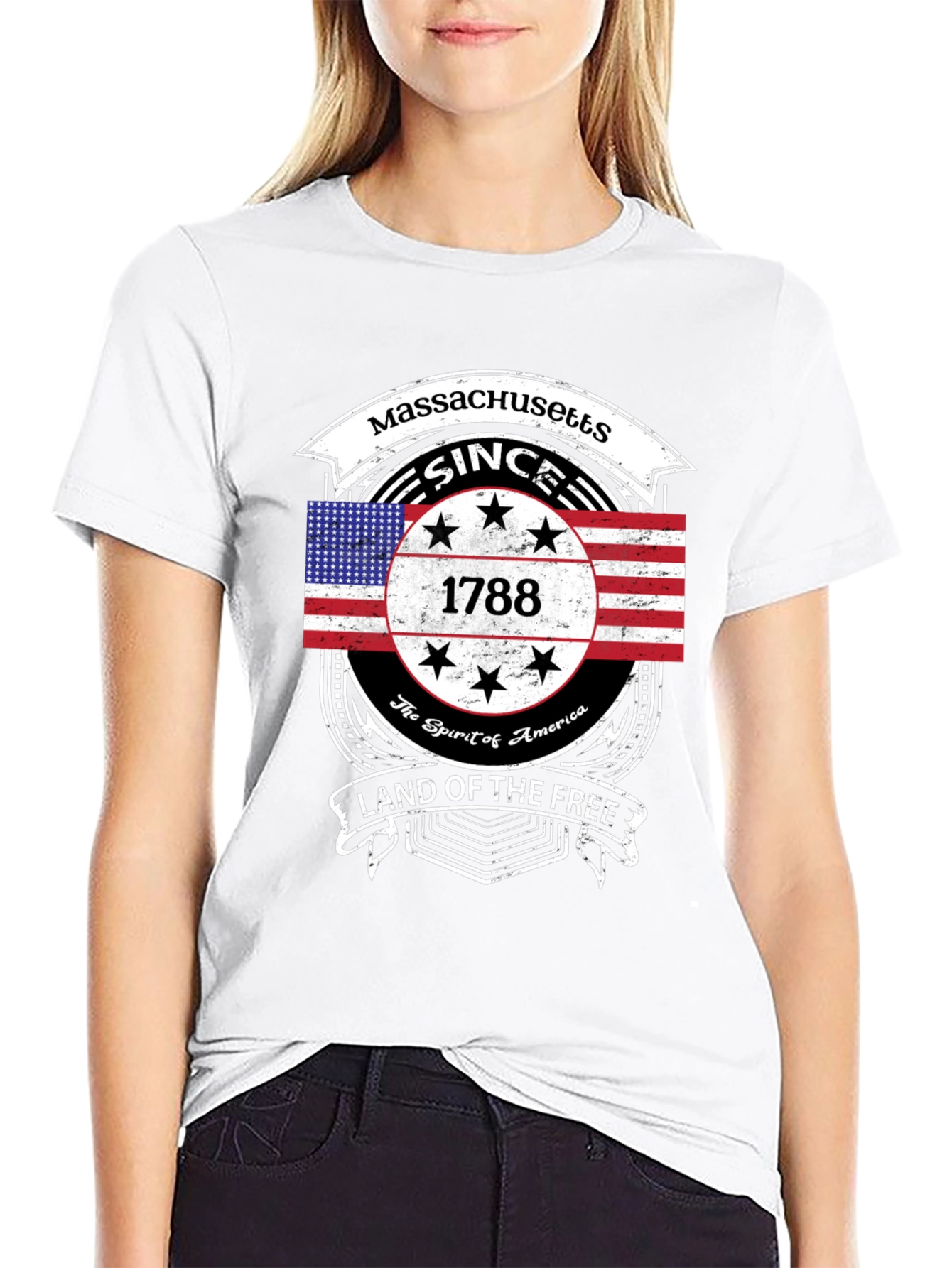 Massachusetts Since 1788 T-Shirt