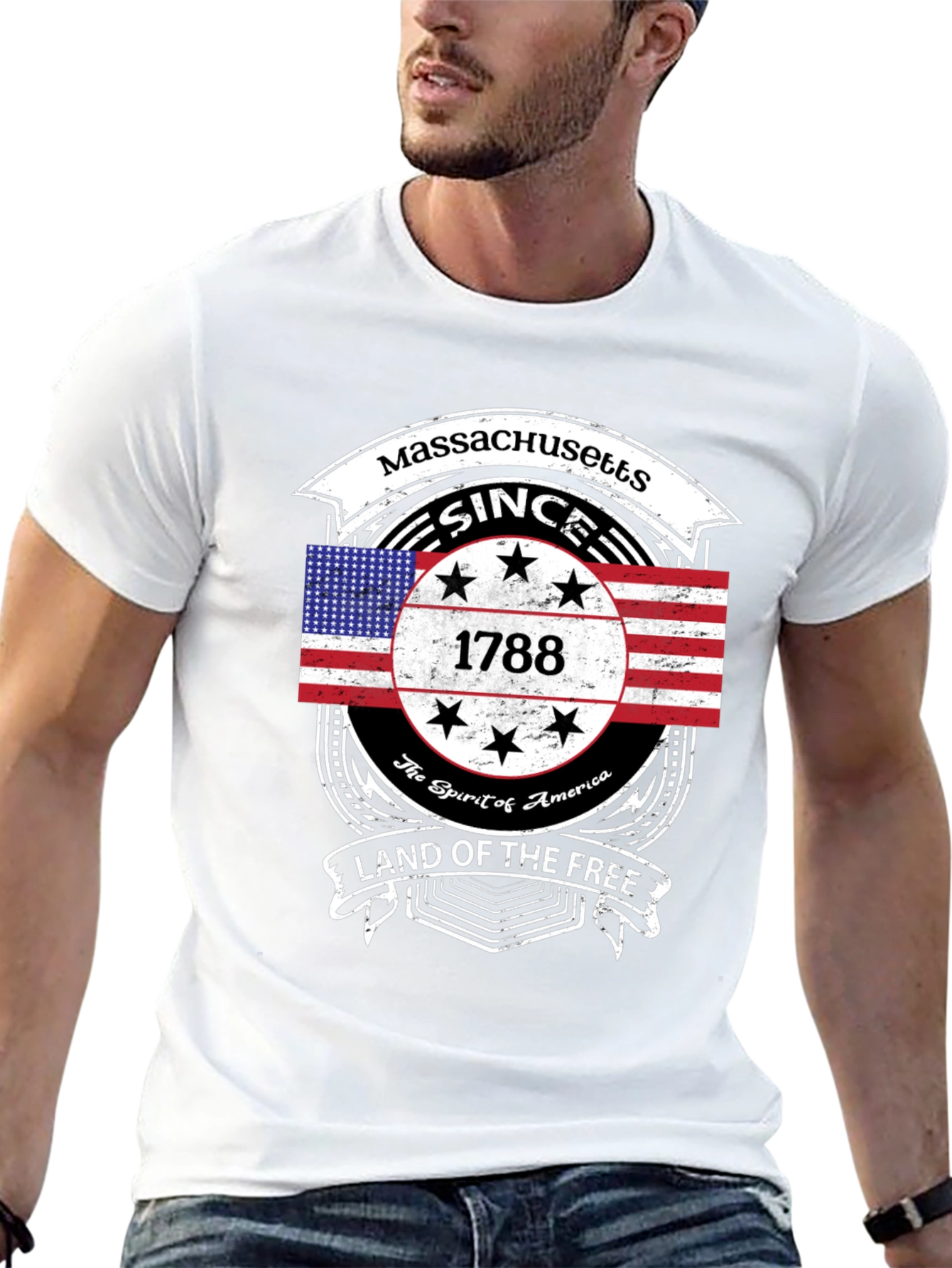 Massachusetts Since 1788 T-Shirt