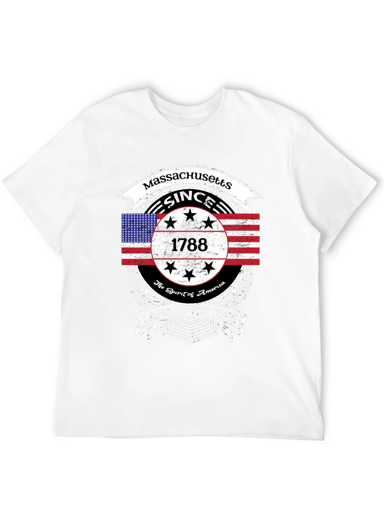 Massachusetts Since 1788 T-Shirt