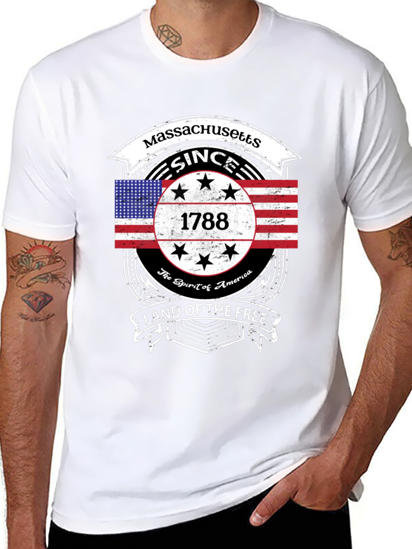 Massachusetts Since 1788 T-Shirt