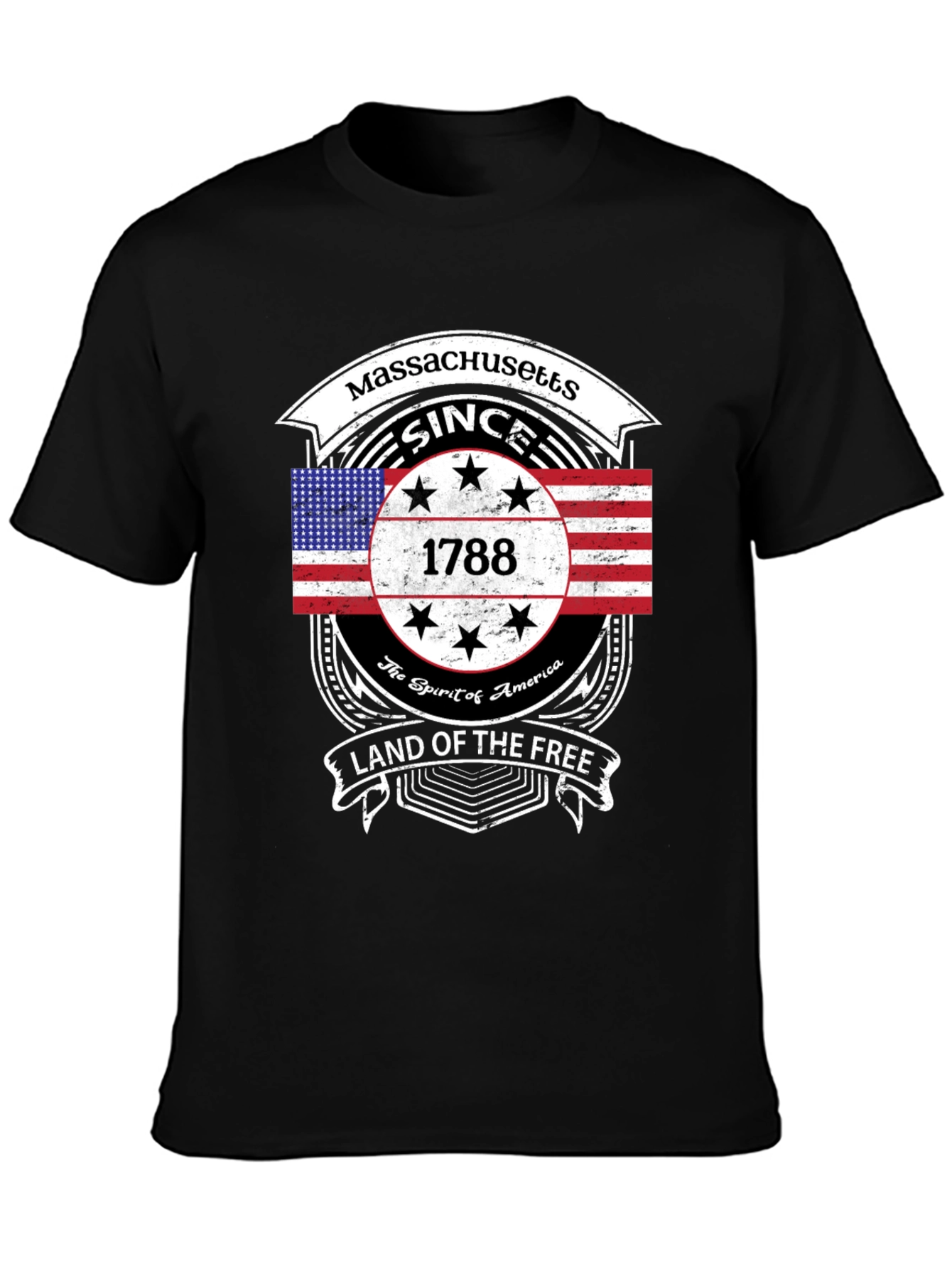 Massachusetts Since 1788 T-Shirt