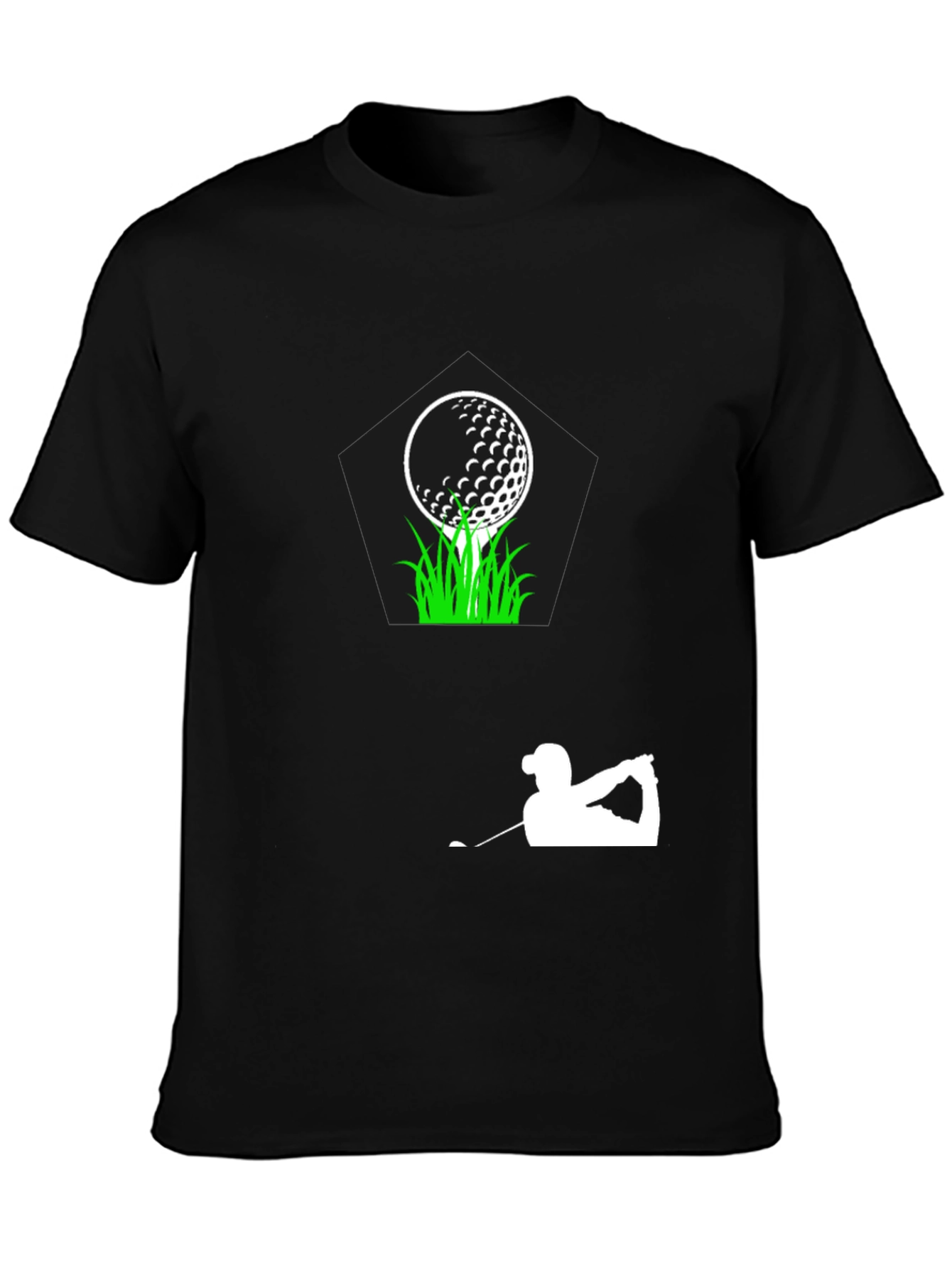 Golf Tee Shirt - Golfer Graphic Tee