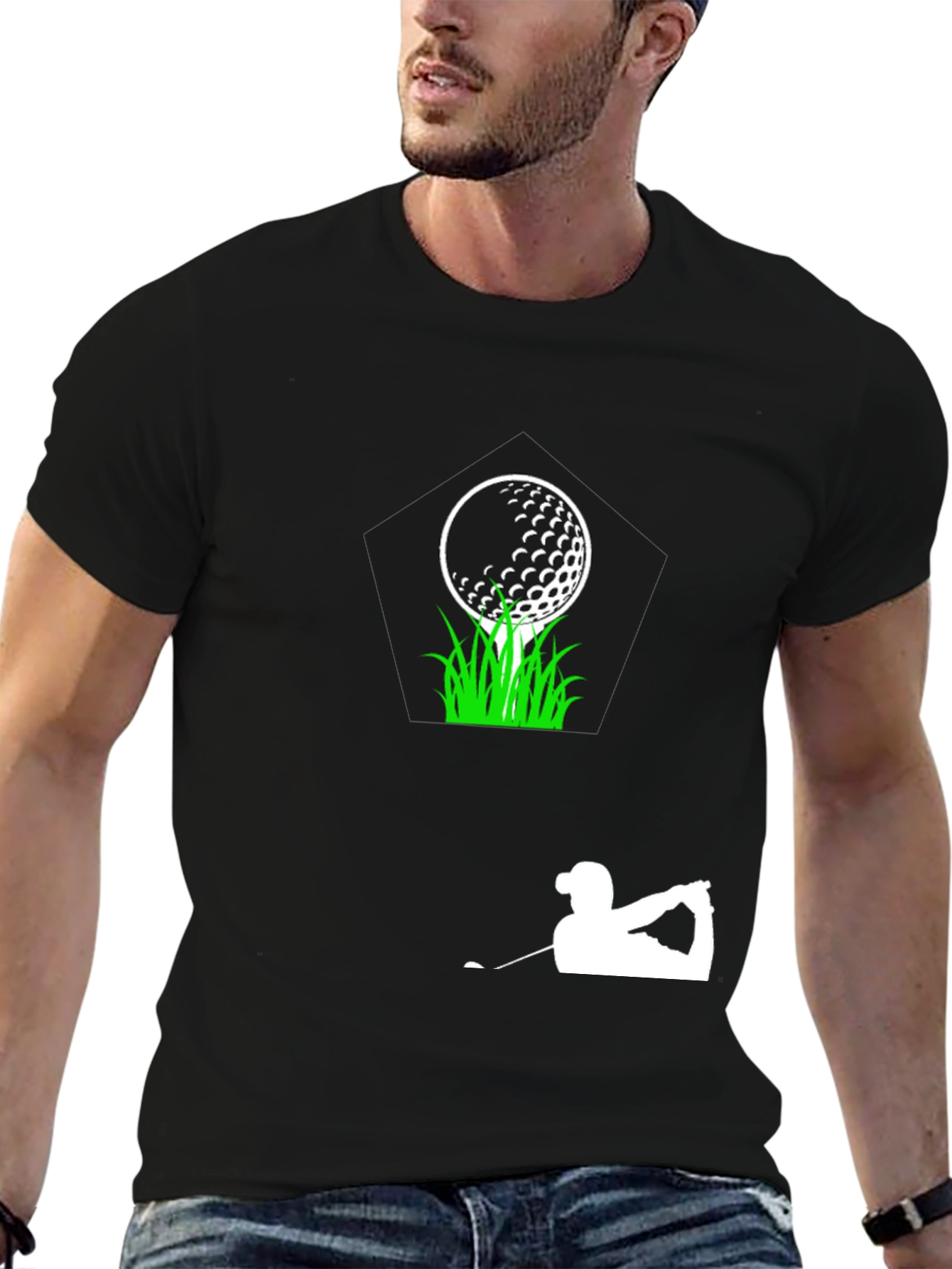 Golf Tee Shirt - Golfer Graphic Tee