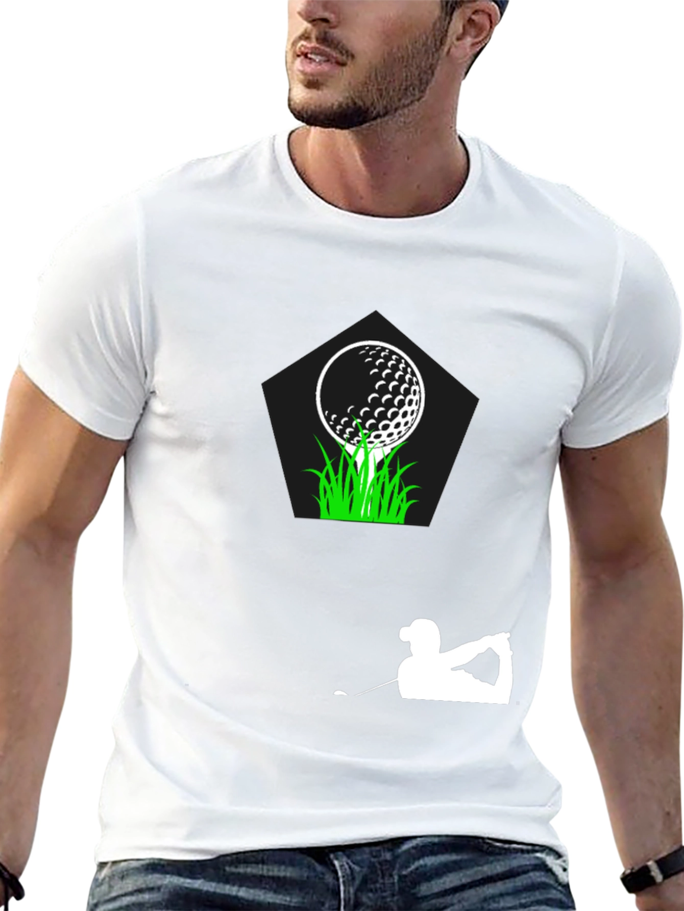 Golf Tee Shirt - Golfer Graphic Tee