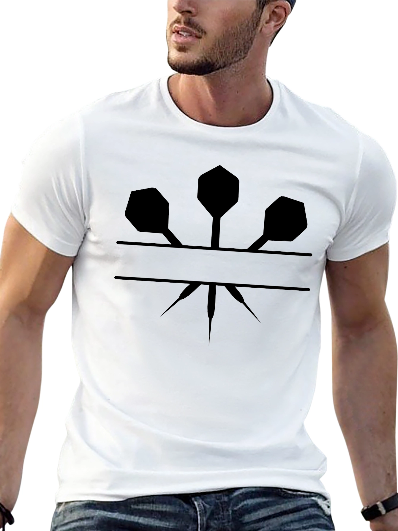 Darts Graphic Tee - Black T-Shirt