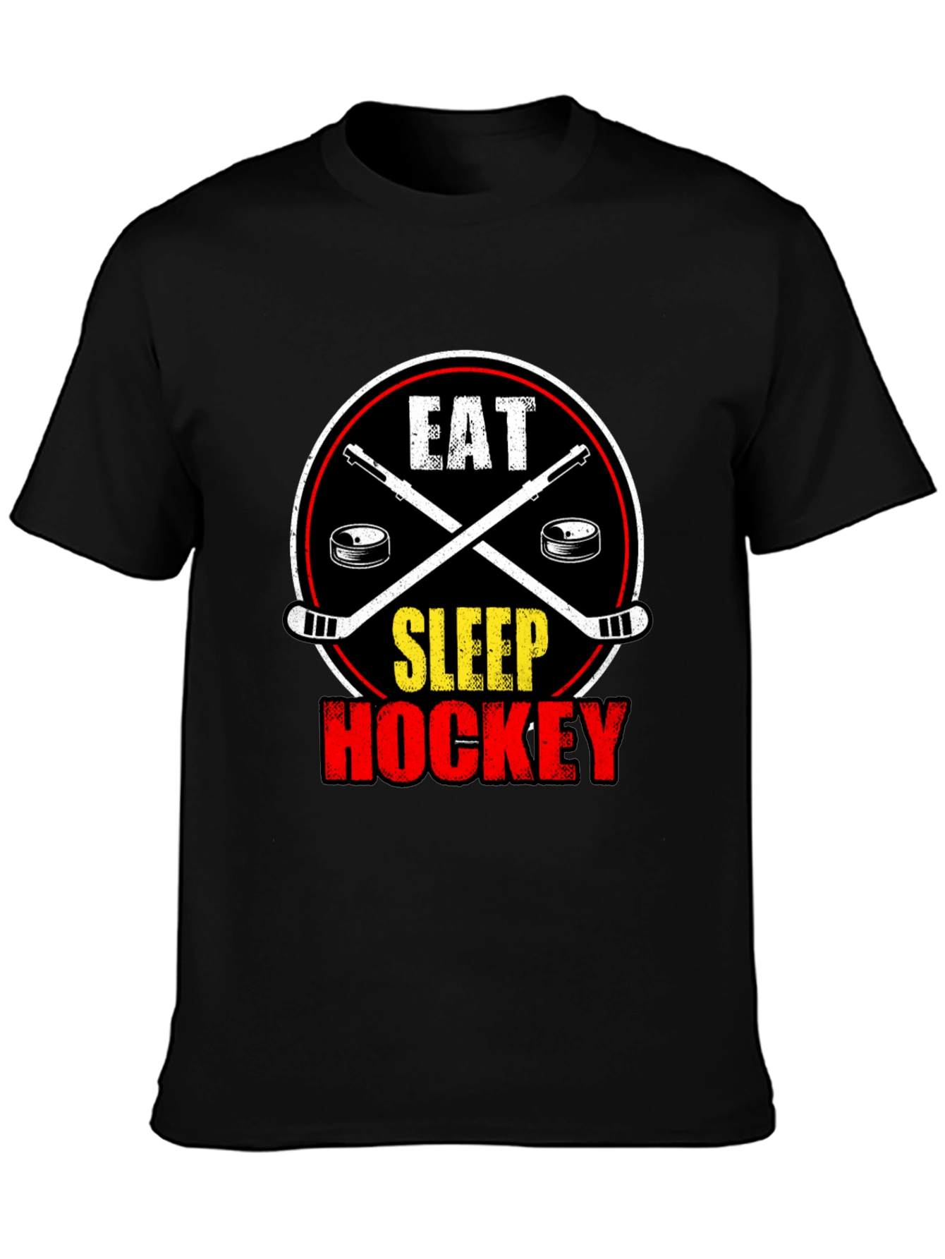 Eat Sleep Hockey Graphic T-Shirt