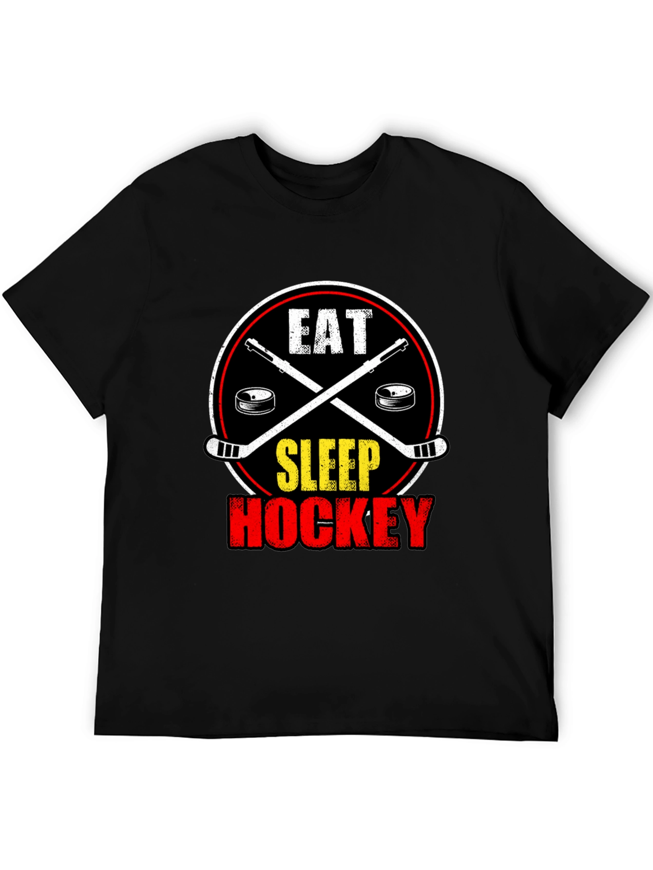 Eat Sleep Hockey Graphic T-Shirt