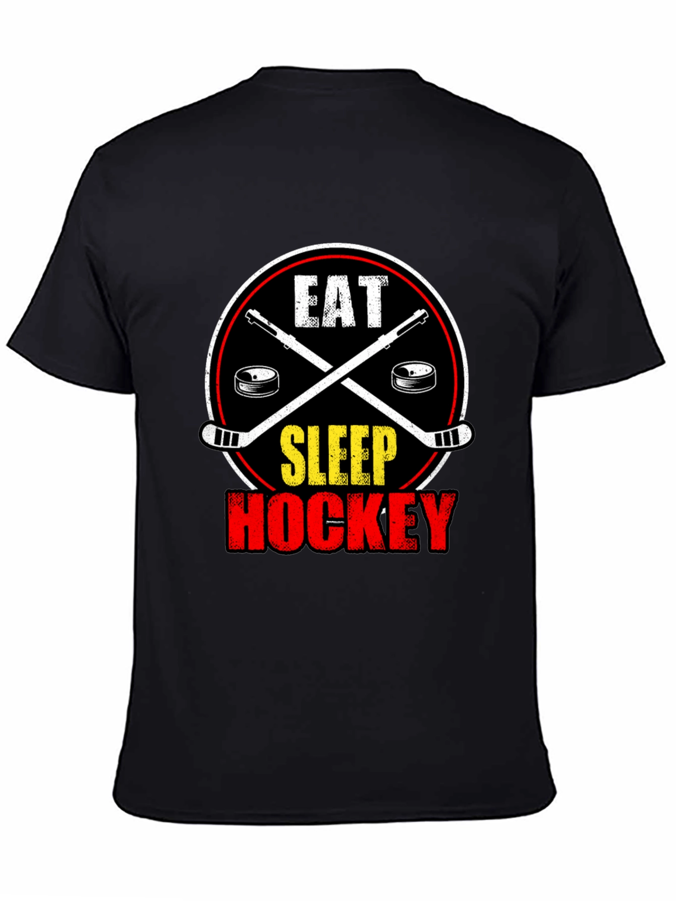 Eat Sleep Hockey Graphic T-Shirt