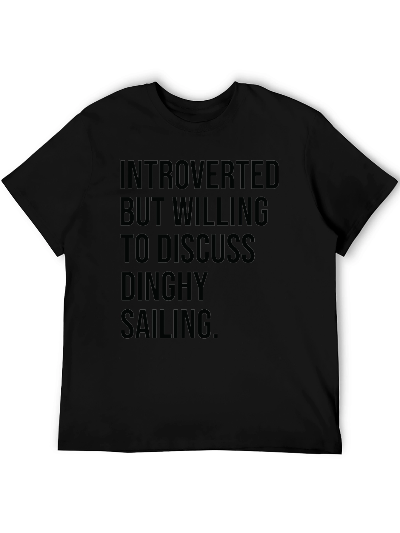 Introverted Dinghy Sailing Graphic Tee