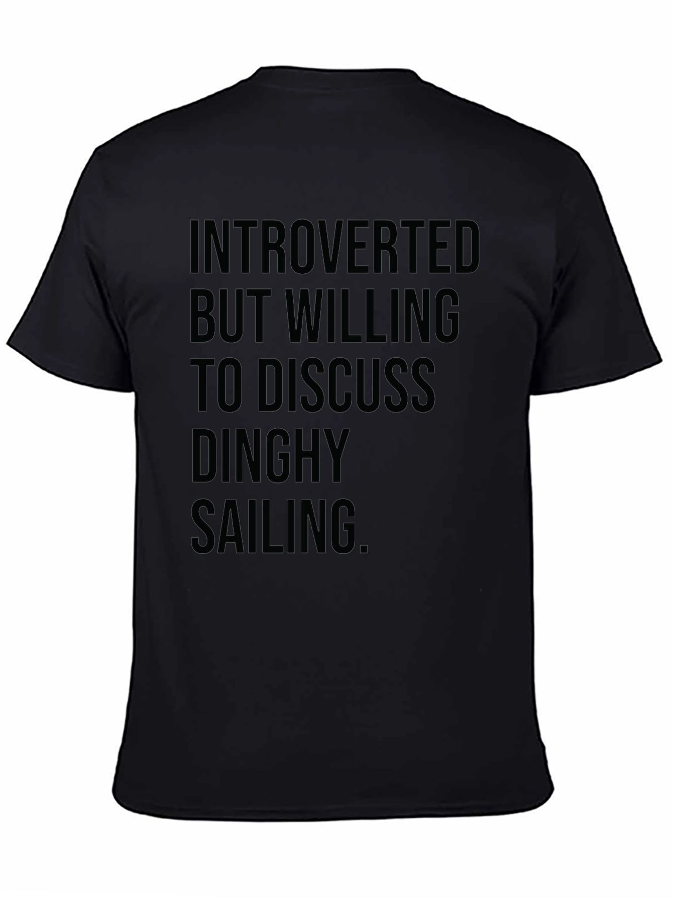 Introverted Dinghy Sailing Graphic Tee