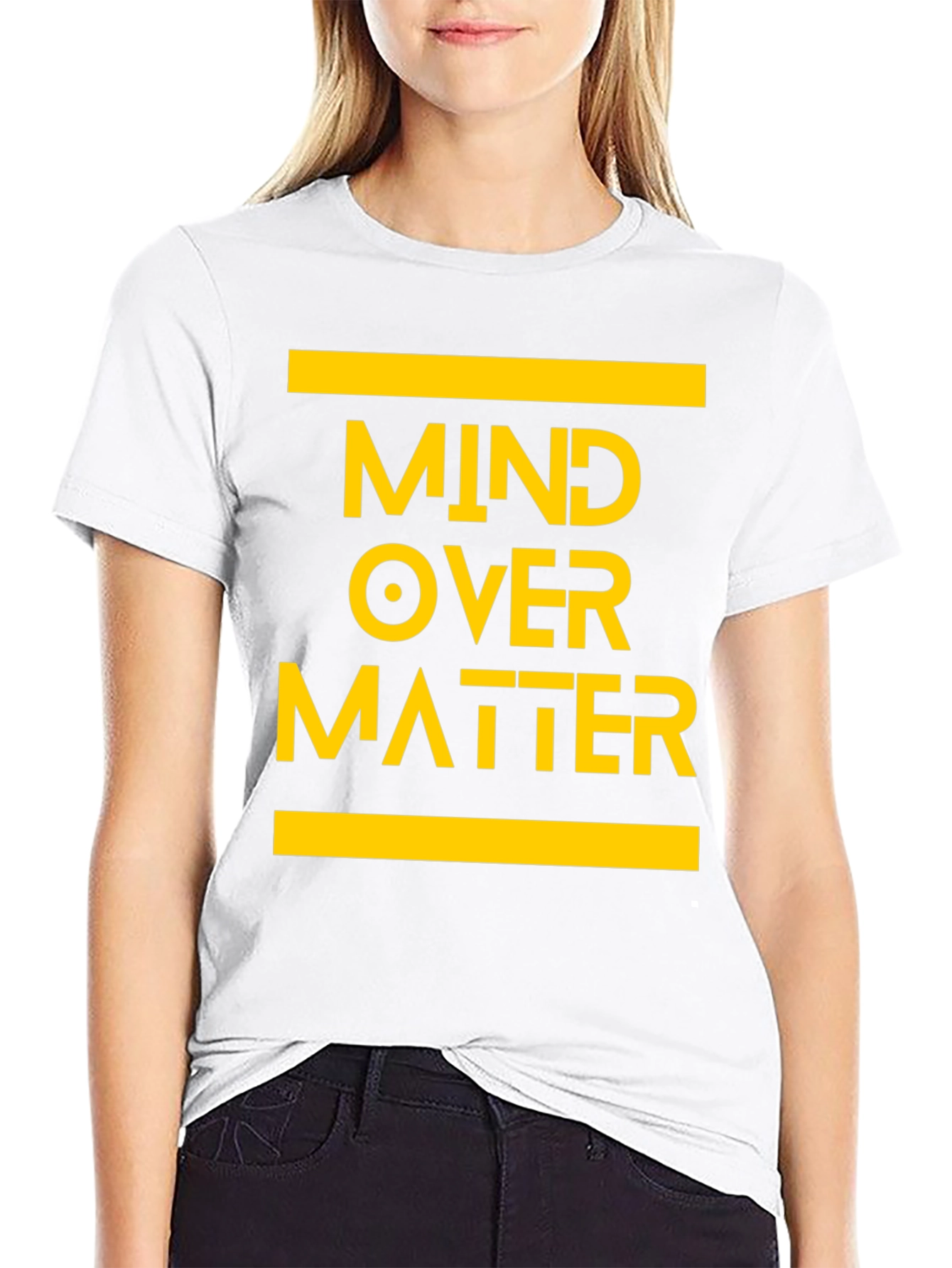Mind Over Matter Graphic Tee - Black