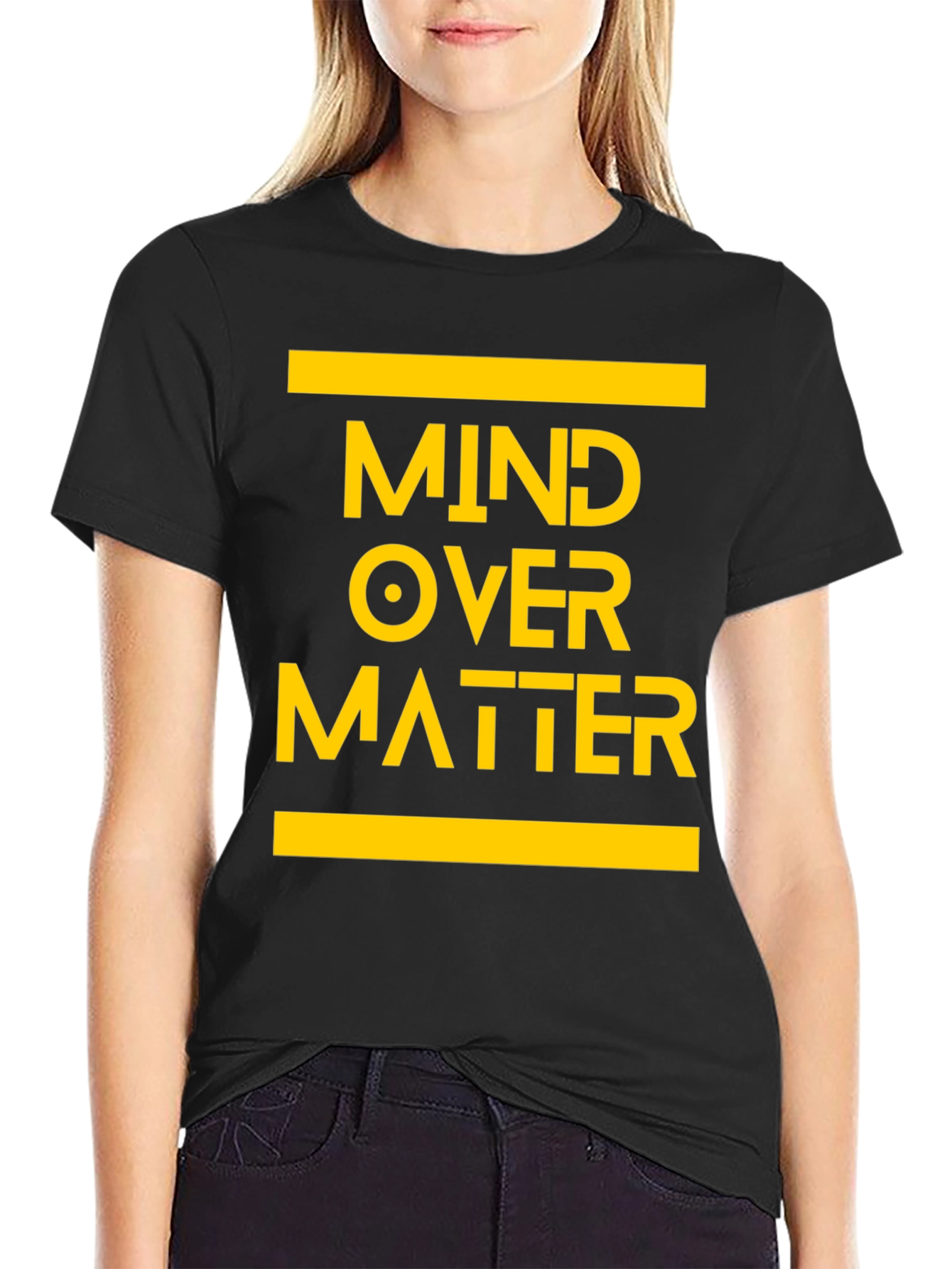 Mind Over Matter Graphic Tee - Black