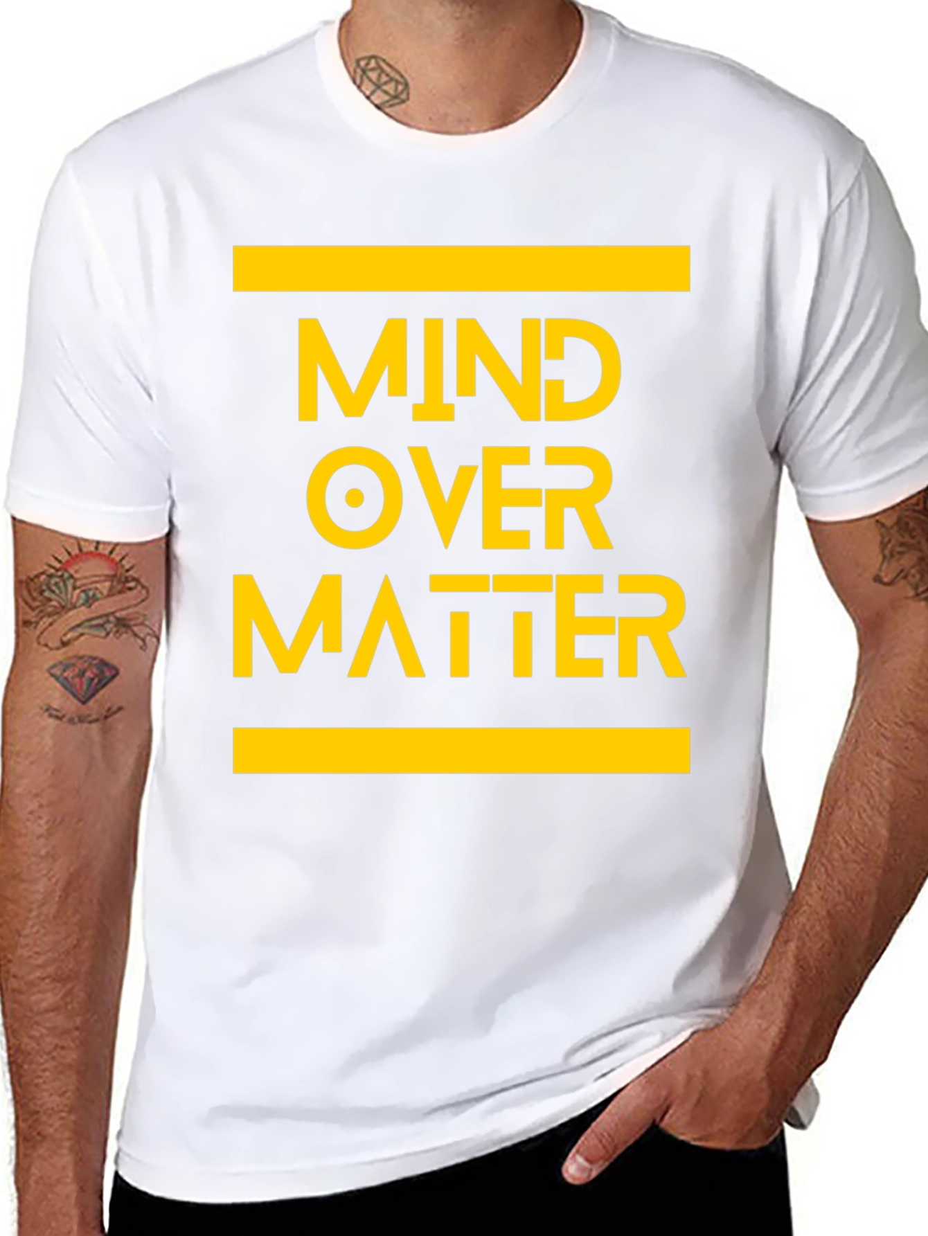Mind Over Matter Graphic Tee - Black