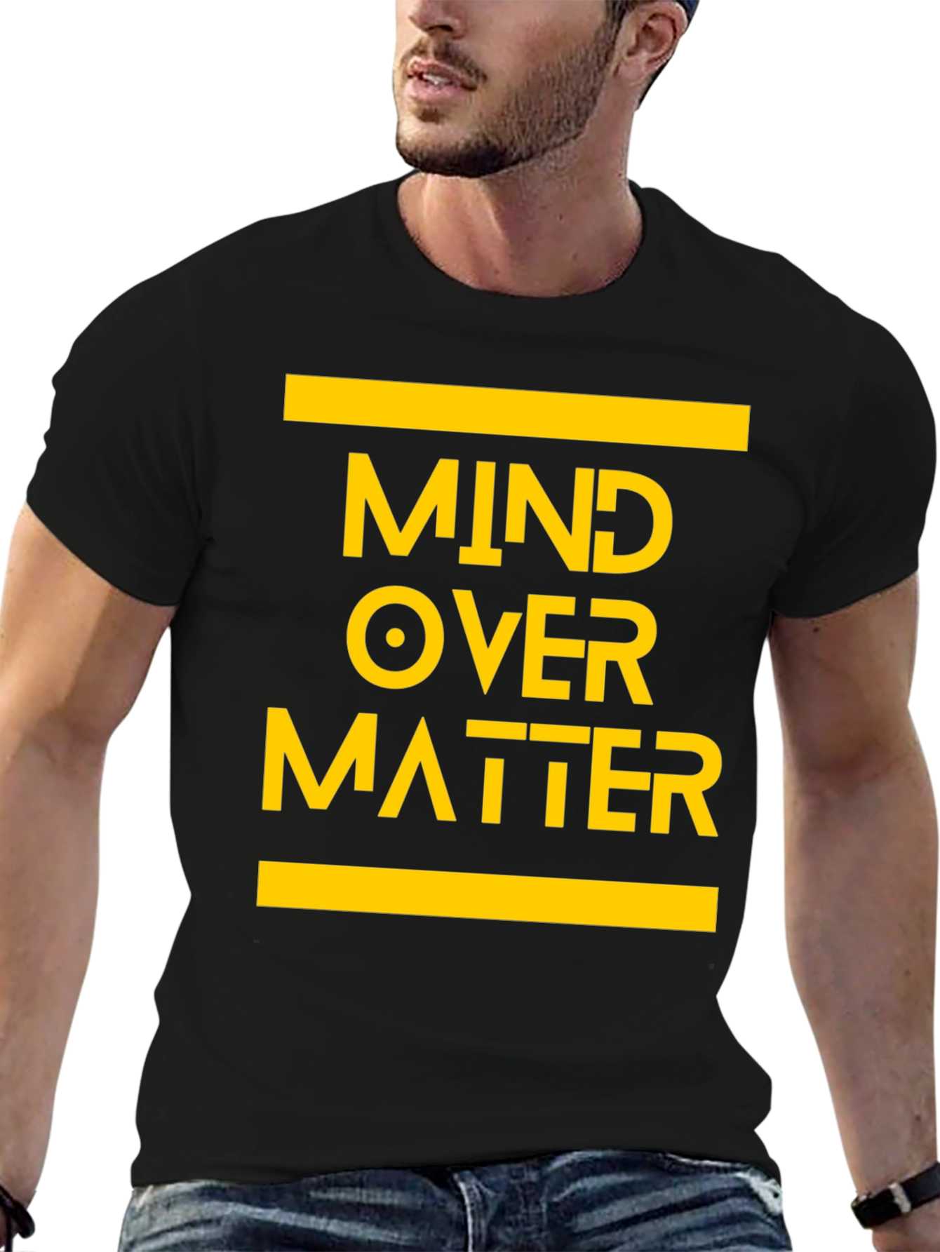 Mind Over Matter Graphic Tee - Black