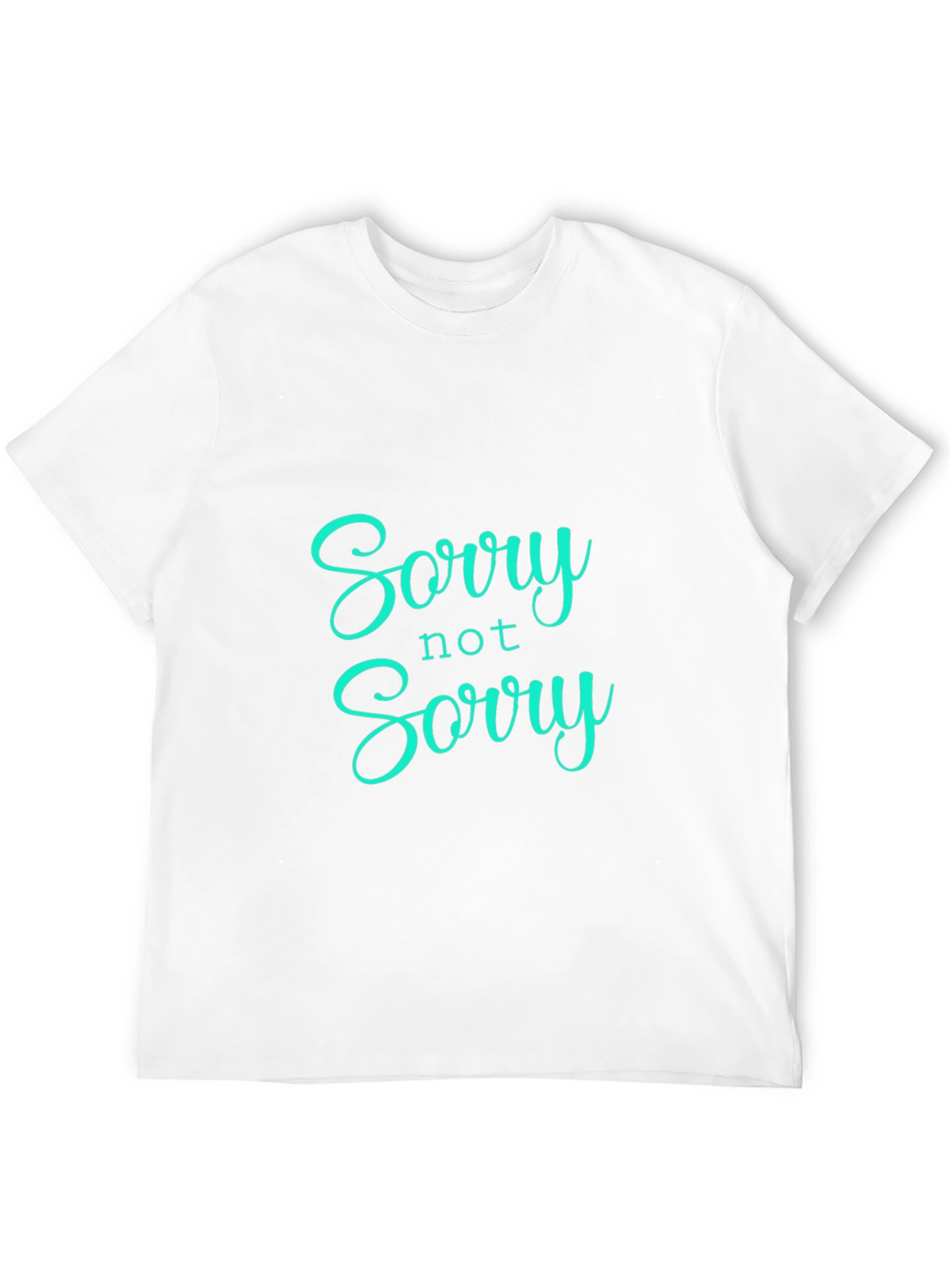 Sorry Not Sorry Black Graphic Tee
