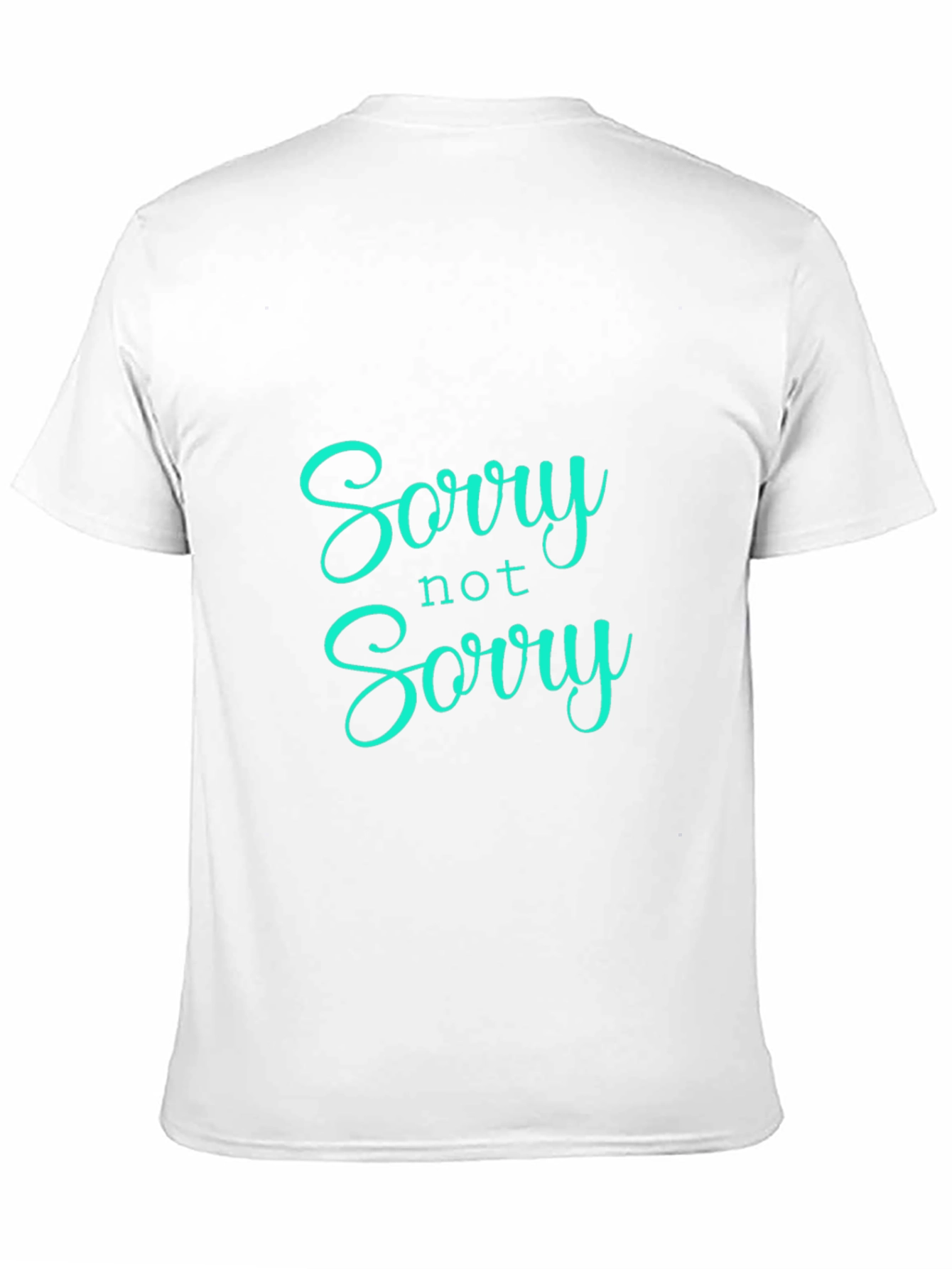 Sorry Not Sorry Black Graphic Tee