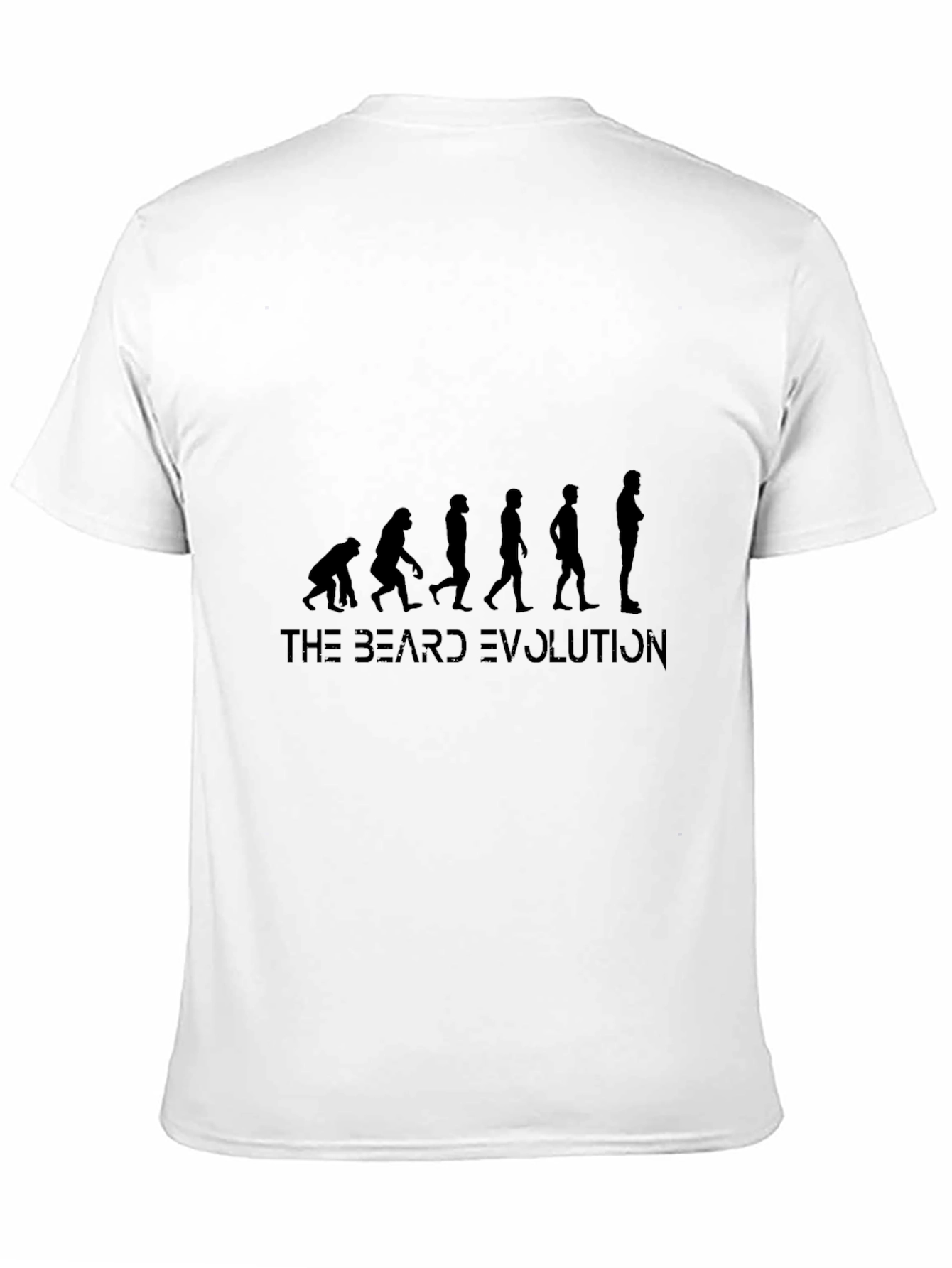Beard Evolution Black Graphic T-Shirt
