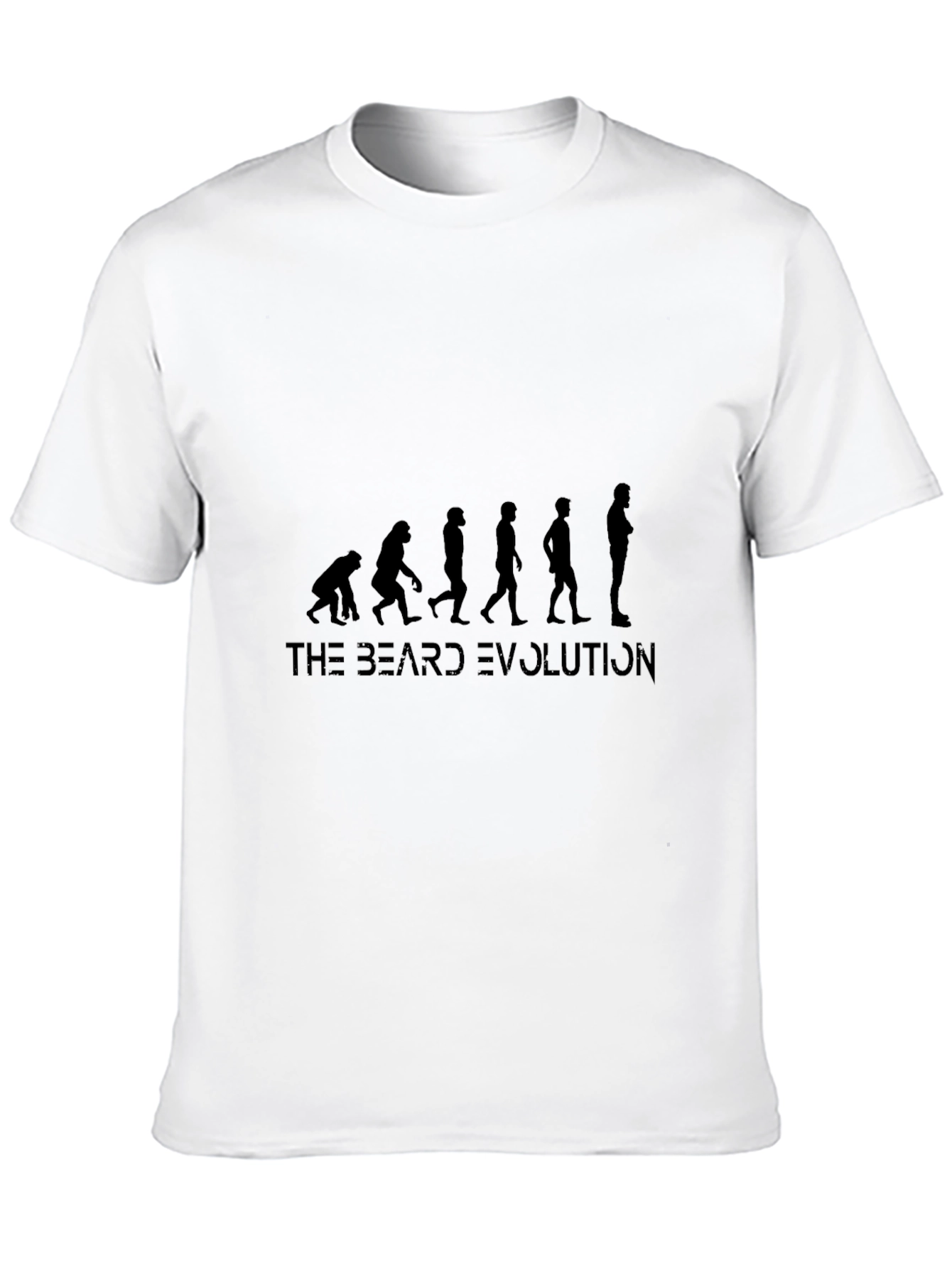 Beard Evolution Black Graphic T-Shirt