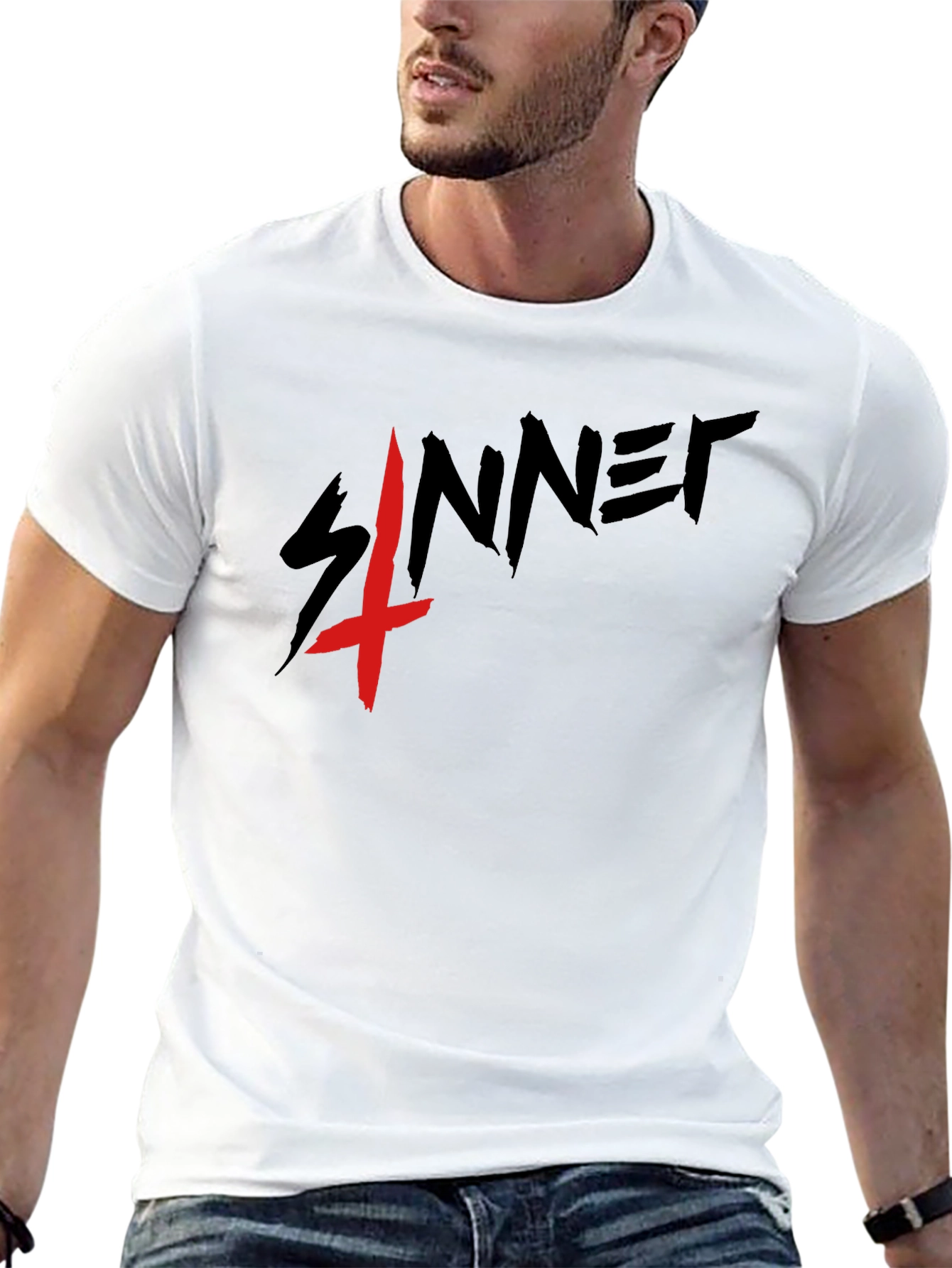 Sinner T-Shirt - Bold Graphic Tee Premium Cotton
