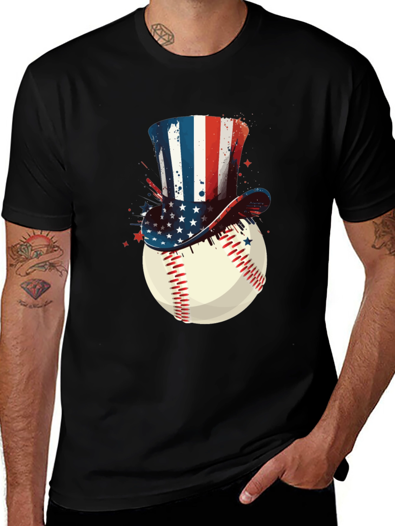 Patriotic Baseball T-Shirt