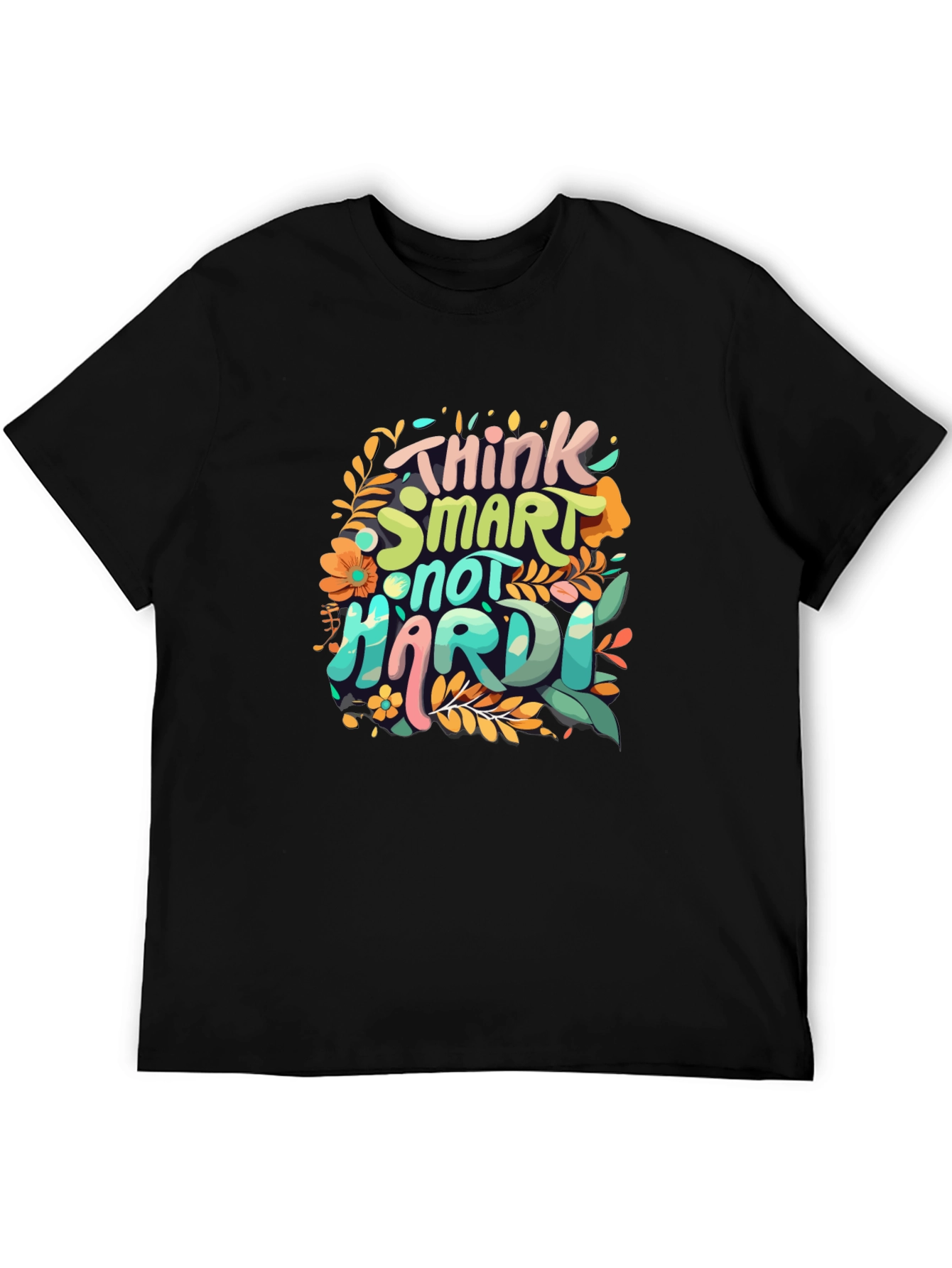 Think Smart T-Shirt - Floral Design