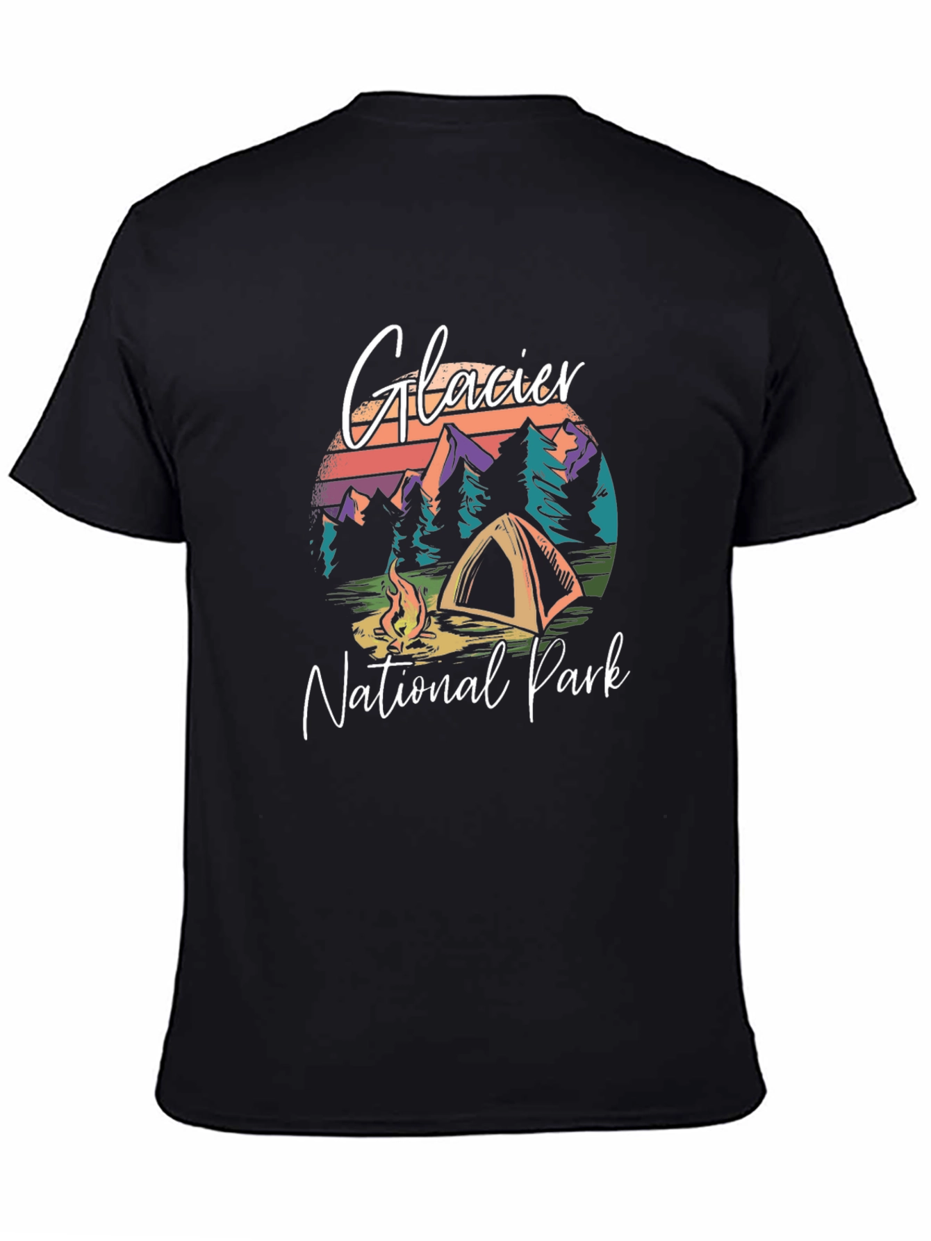 Glacier National Park Graphic T-Shirt