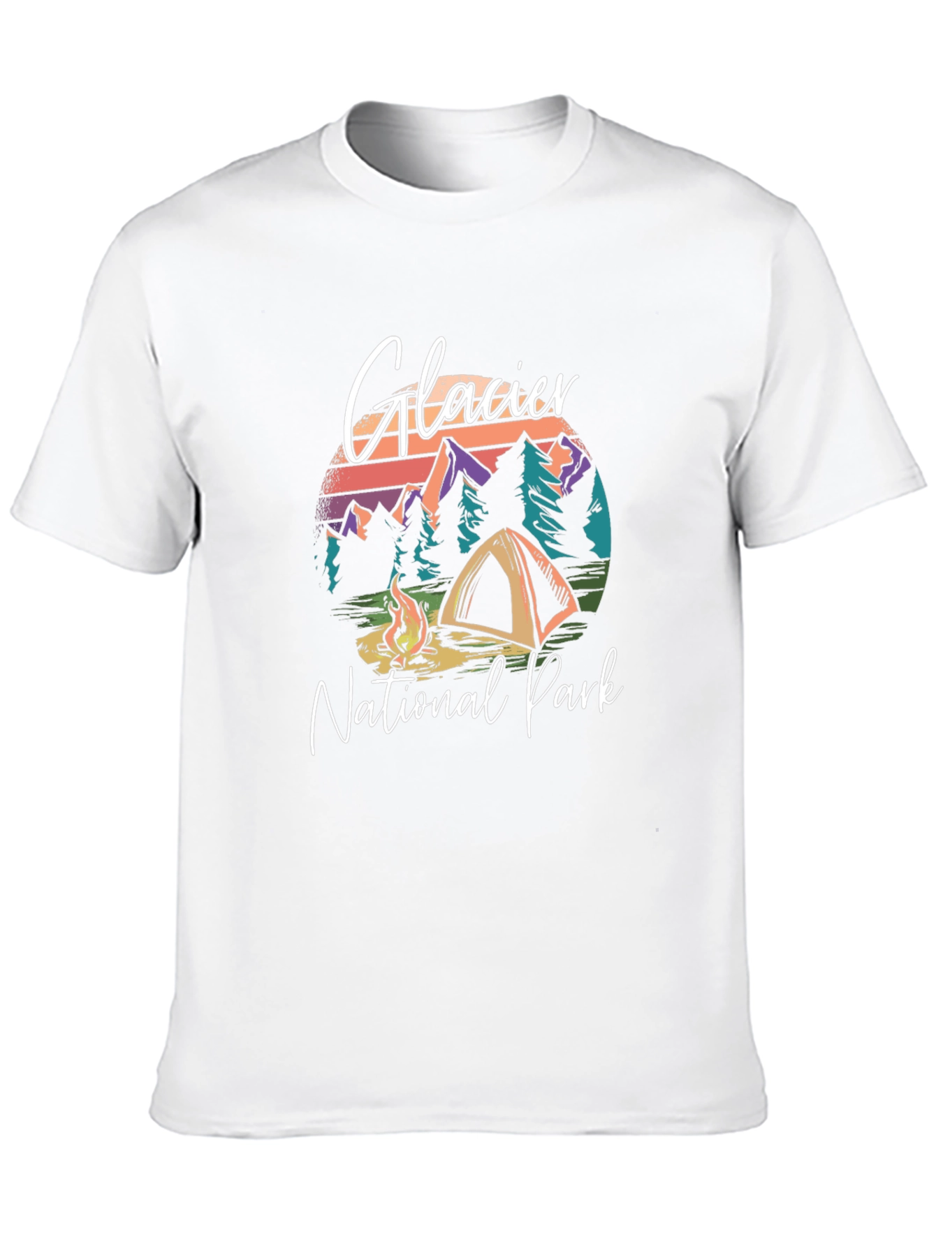 Glacier National Park Graphic T-Shirt