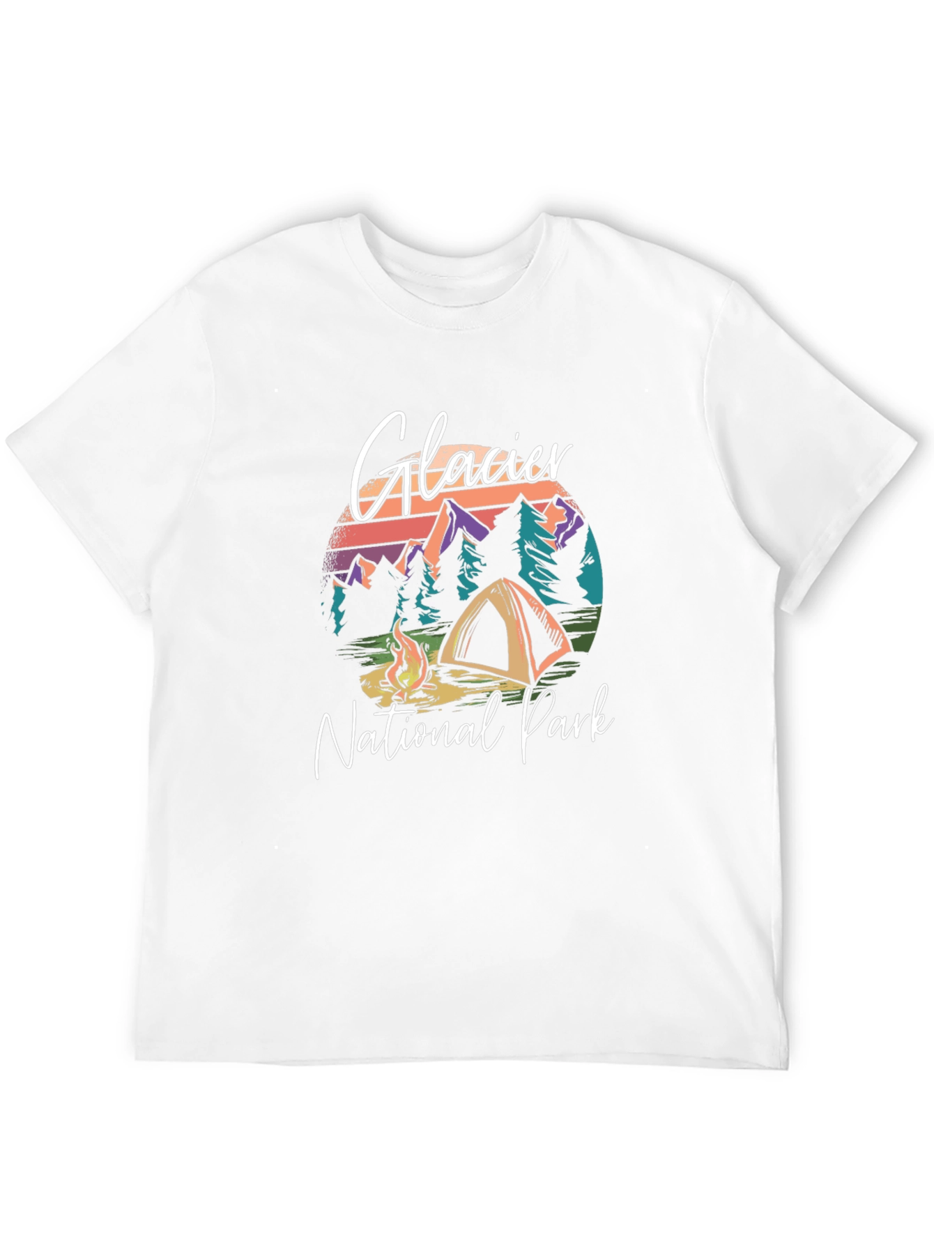 Glacier National Park Graphic T-Shirt