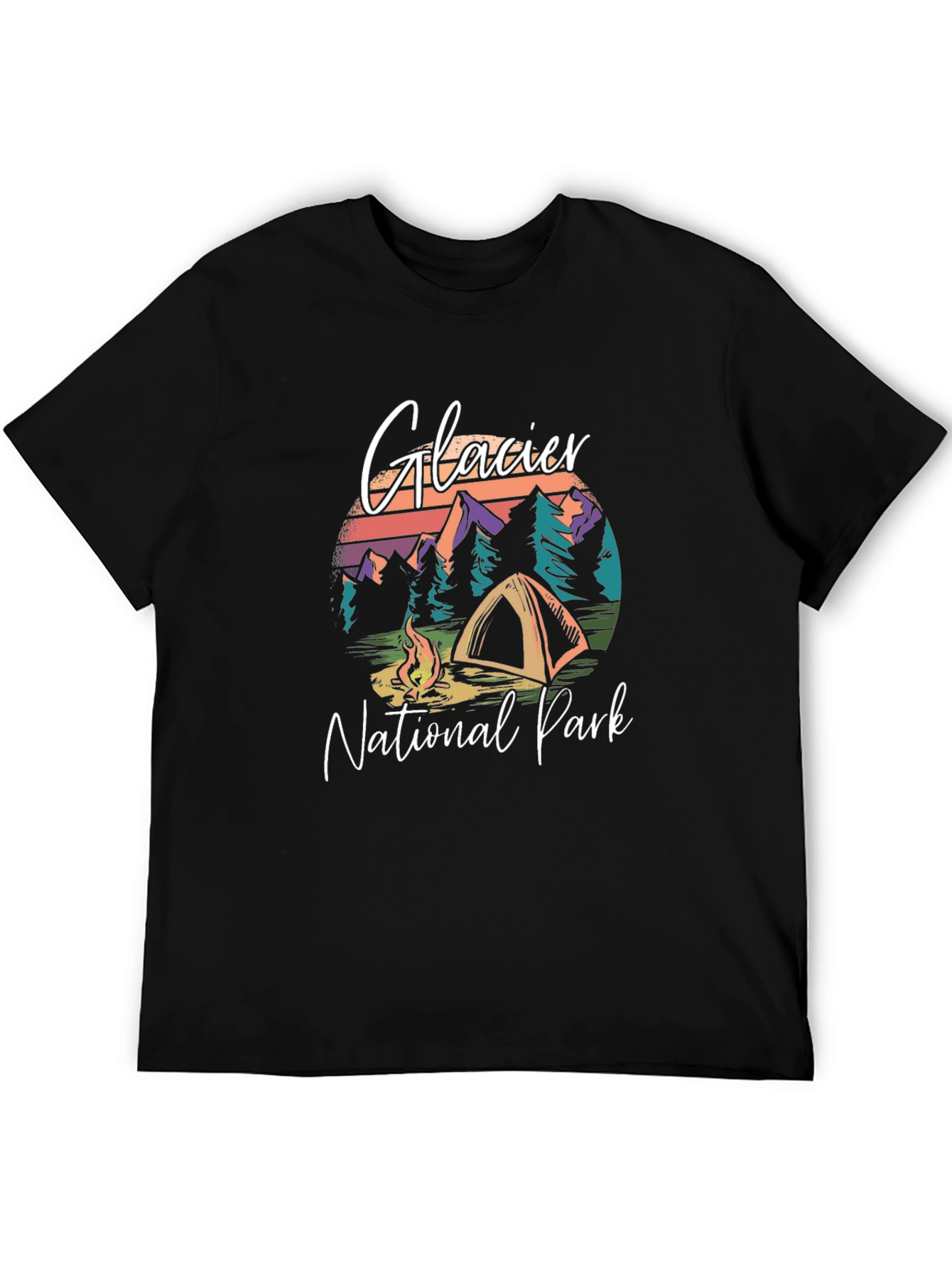 Glacier National Park Graphic T-Shirt