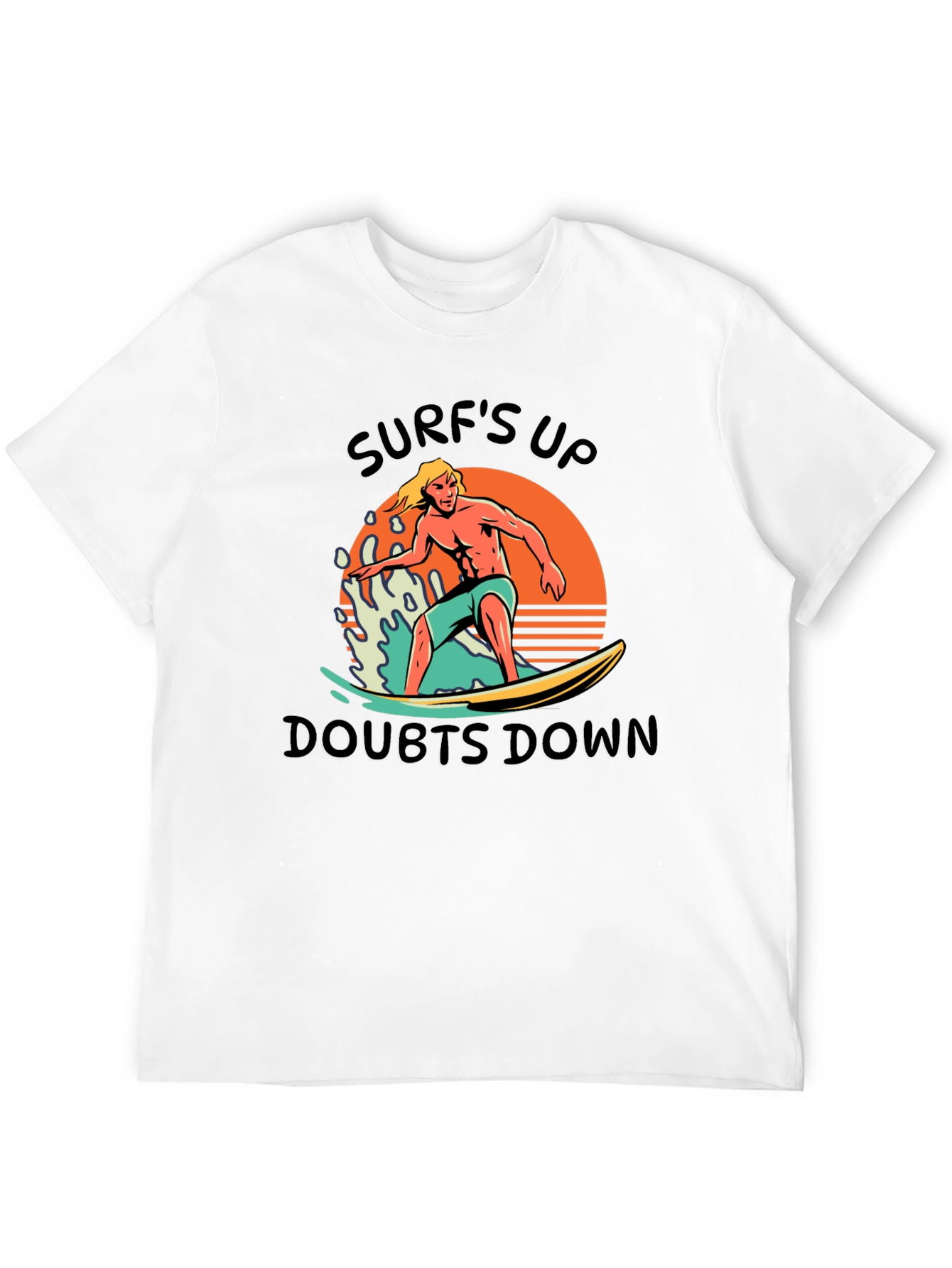 Surfs Up T-Shirt - Surfer Graphic Tee