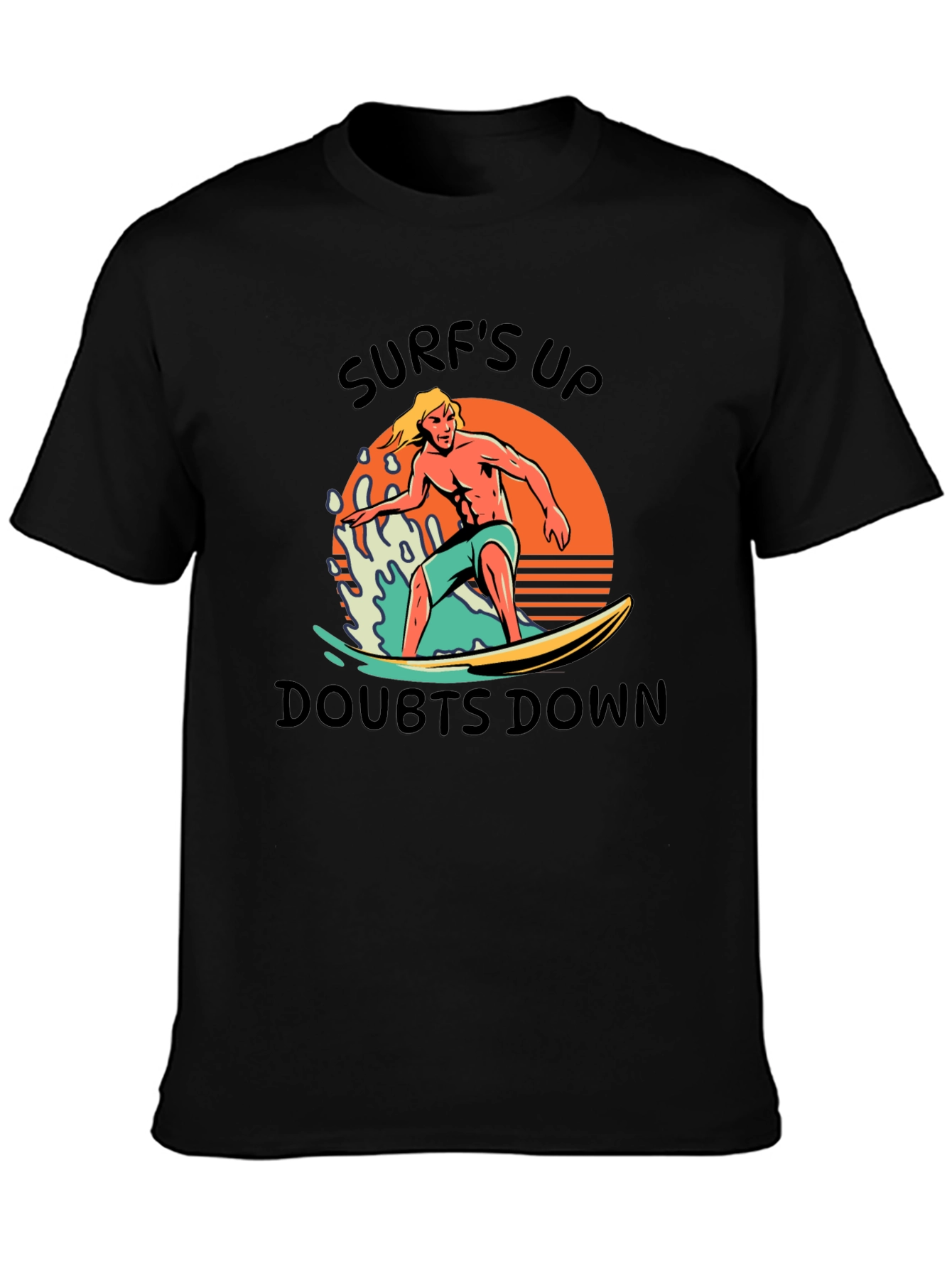 Surfs Up T-Shirt - Surfer Graphic Tee