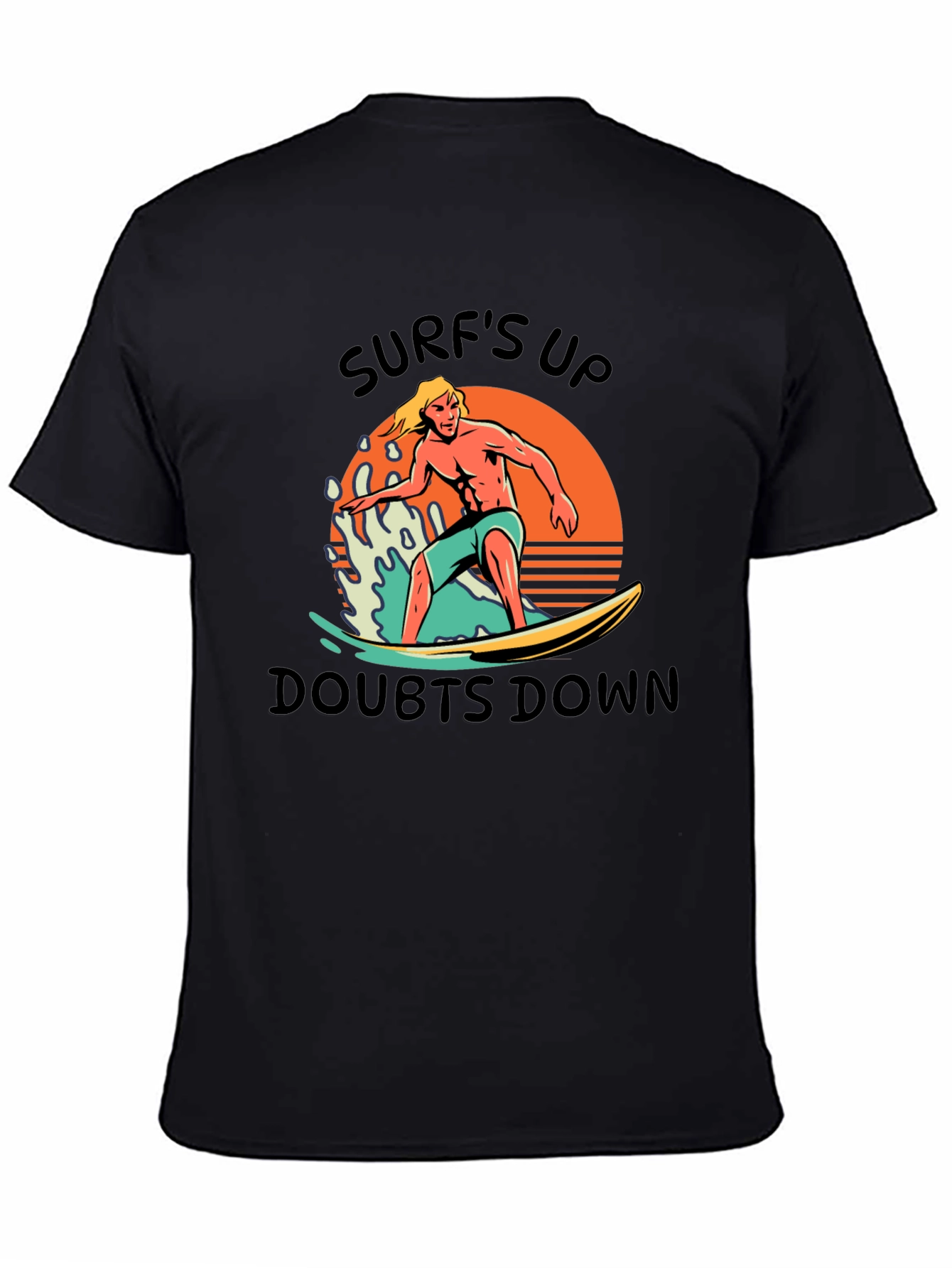 Surfs Up T-Shirt - Surfer Graphic Tee