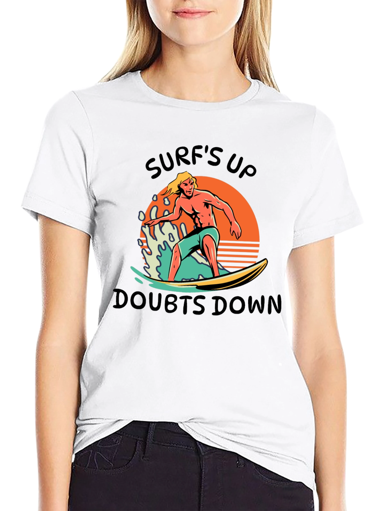 Surfs Up T-Shirt - Surfer Graphic Tee