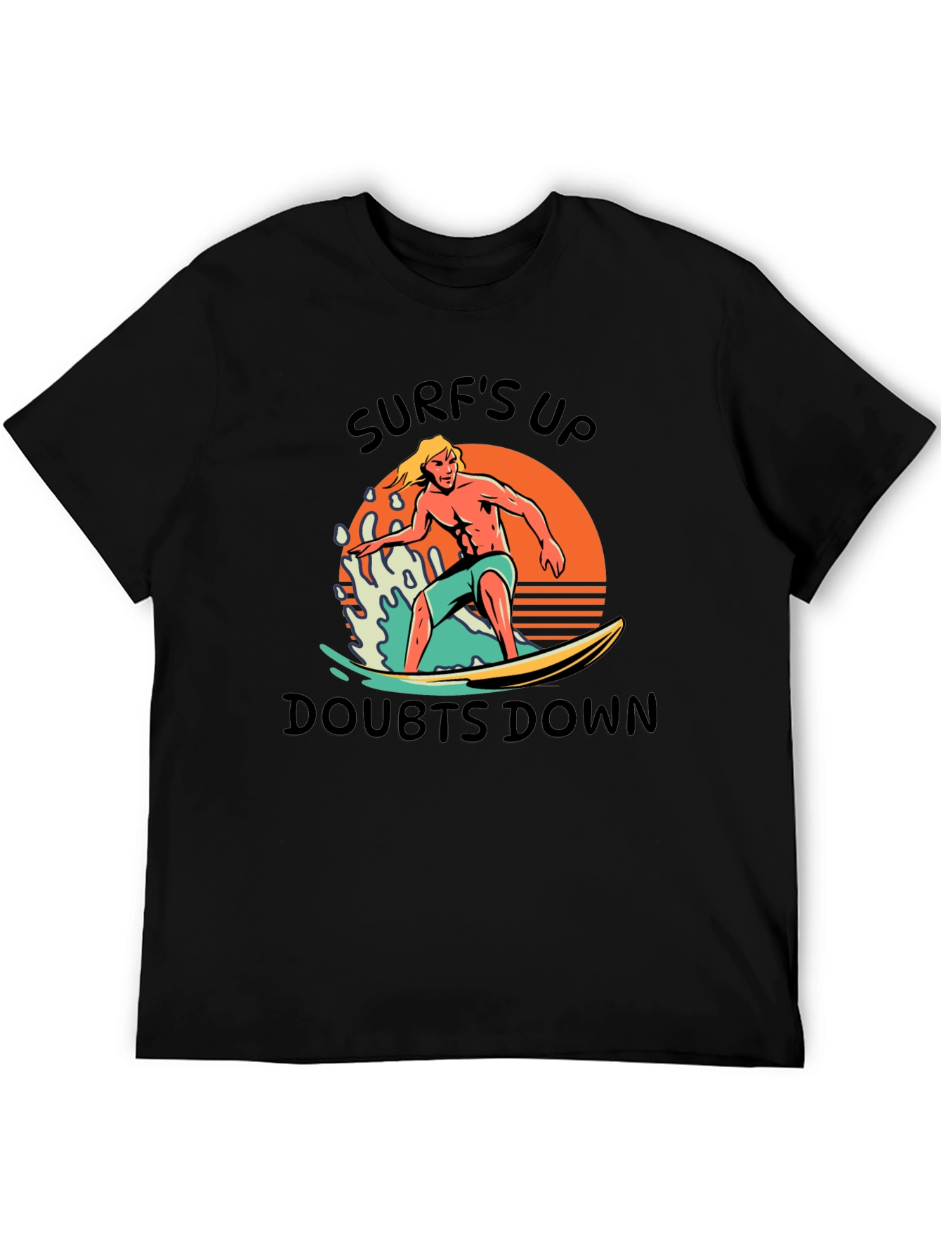 Surfs Up T-Shirt - Surfer Graphic Tee