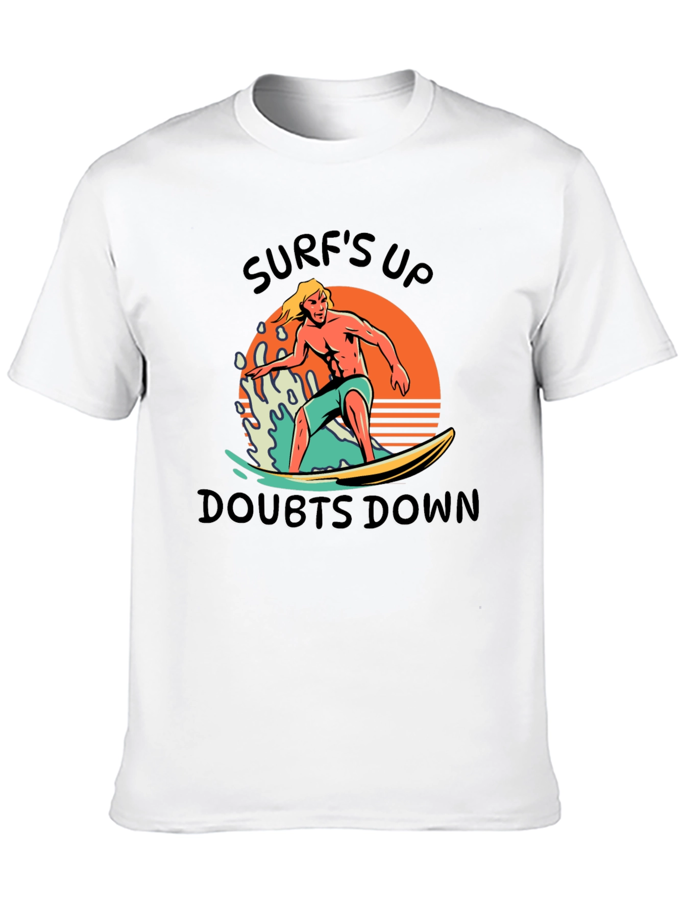 Surfs Up T-Shirt - Surfer Graphic Tee