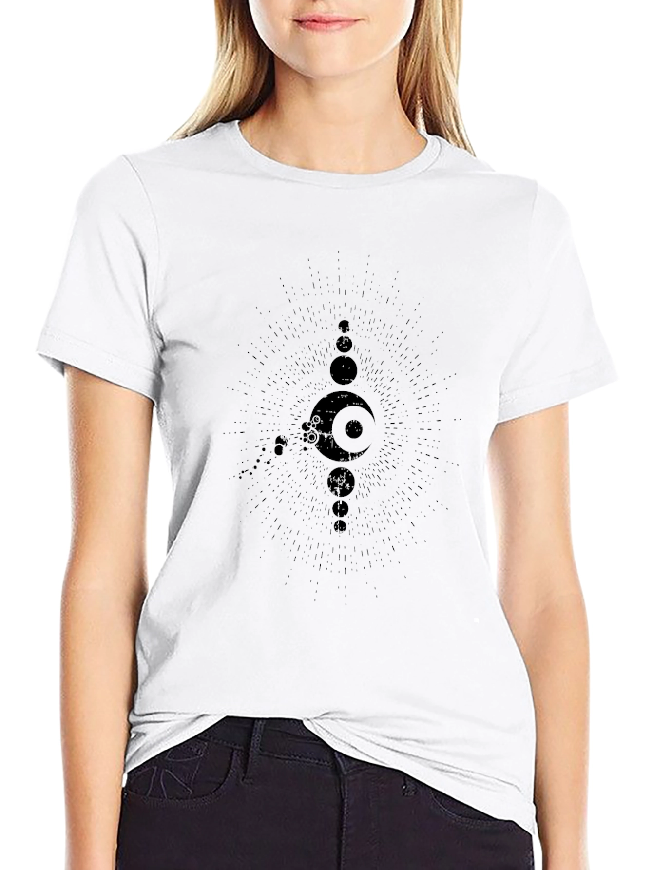 Black Graphic Print T-Shirt