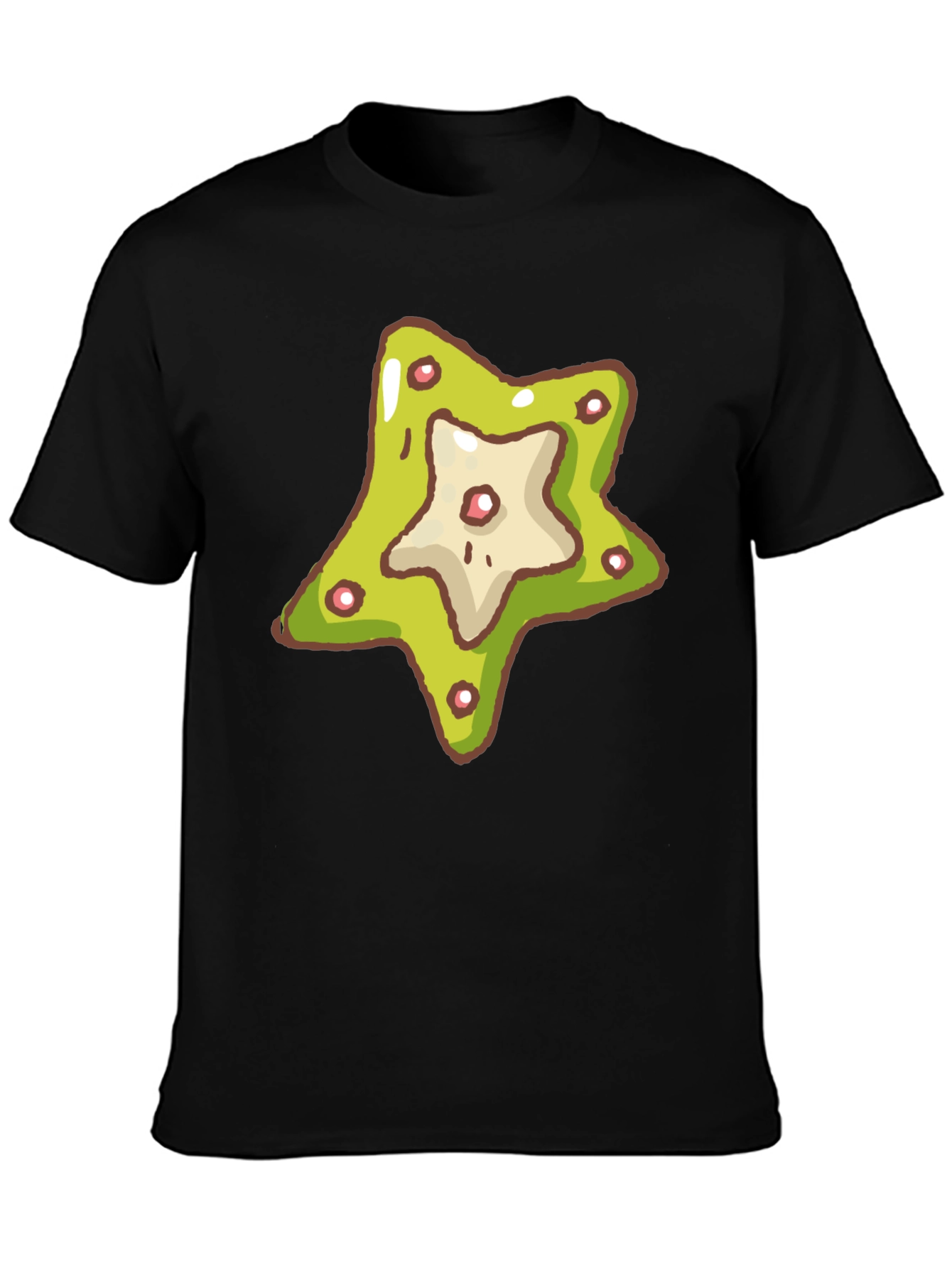 Star Cookie Graphic Tee - Casual Comfort