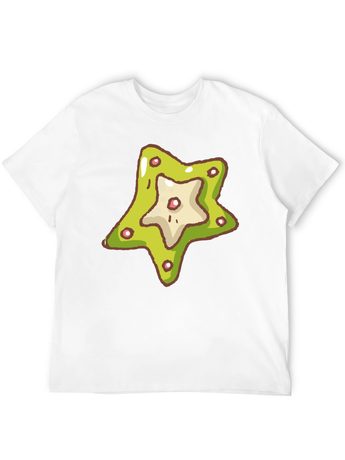 Star Cookie Graphic Tee - Casual Comfort