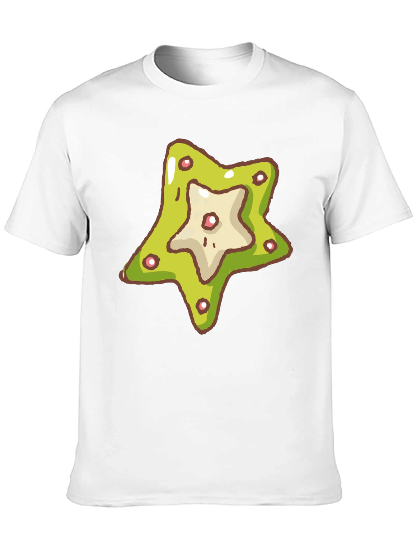 Star Cookie Graphic Tee - Casual Comfort