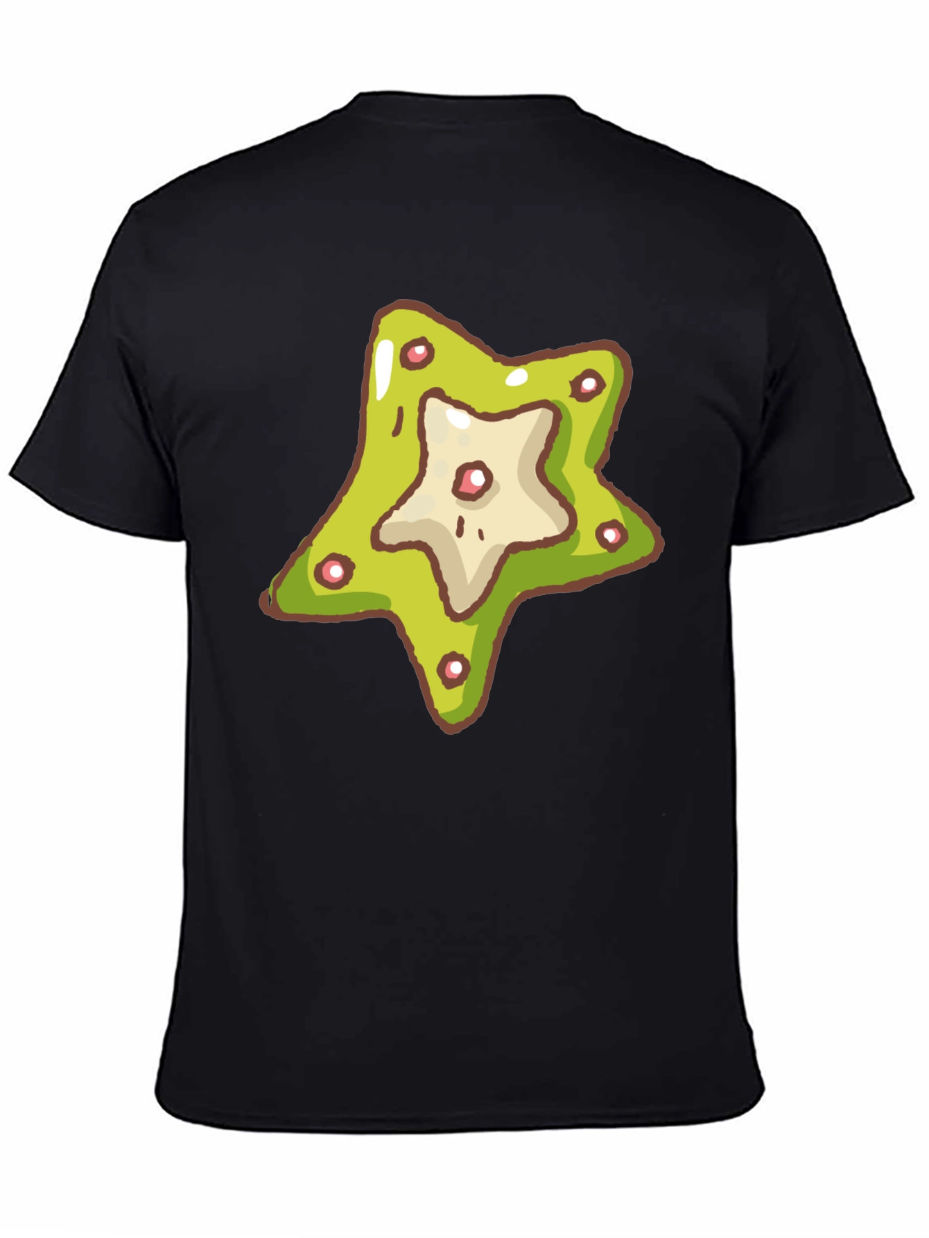 Star Cookie Graphic Tee - Casual Comfort