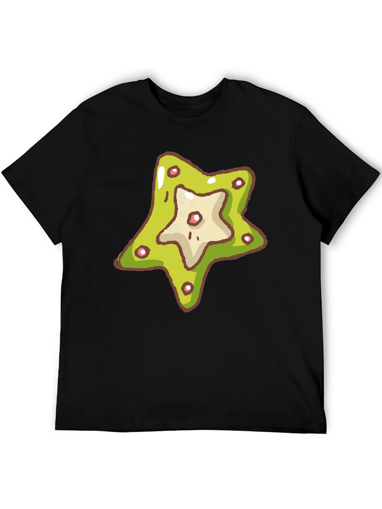 Star Cookie Graphic Tee - Casual Comfort