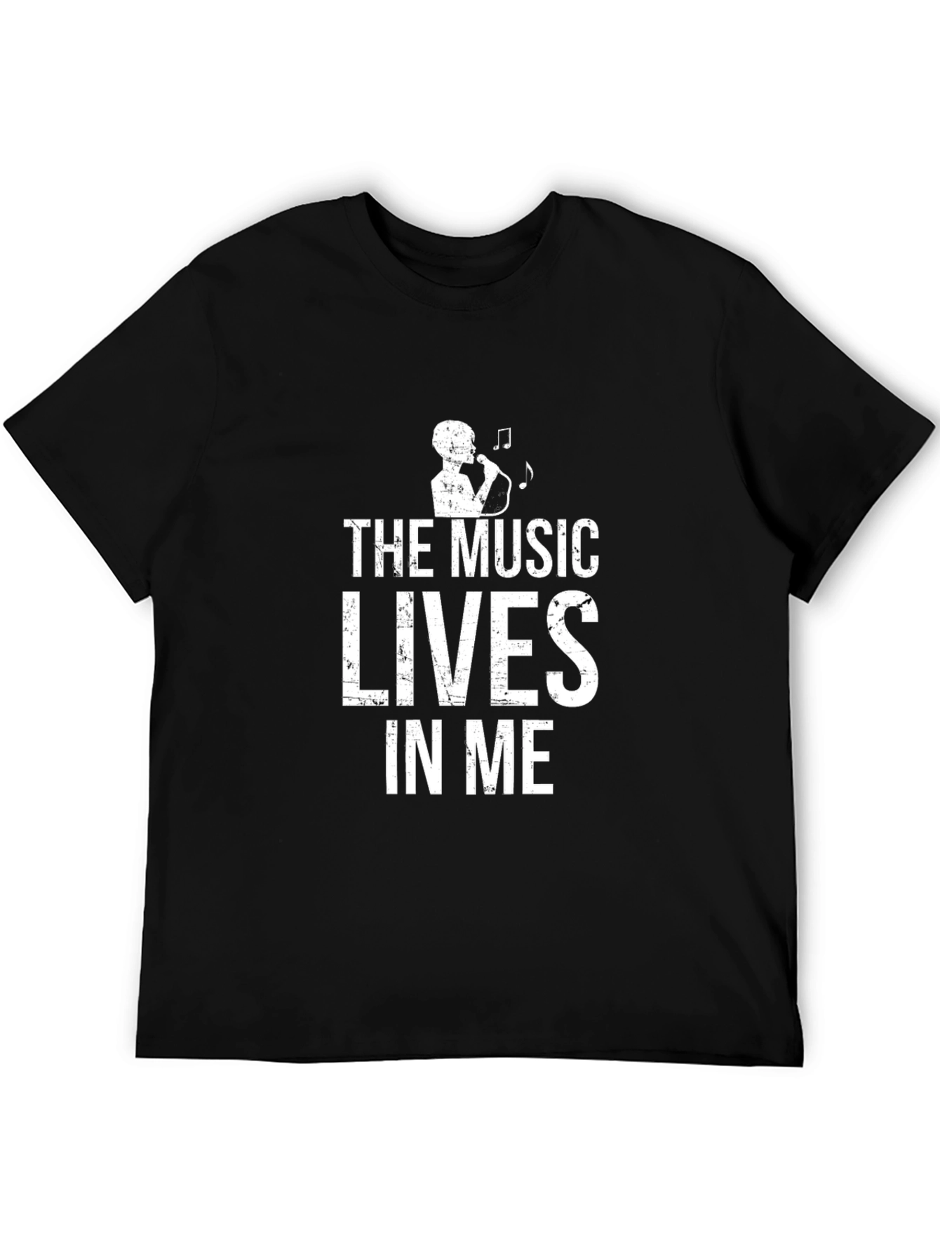 The Music Lives In Me Graphic T-Shirt